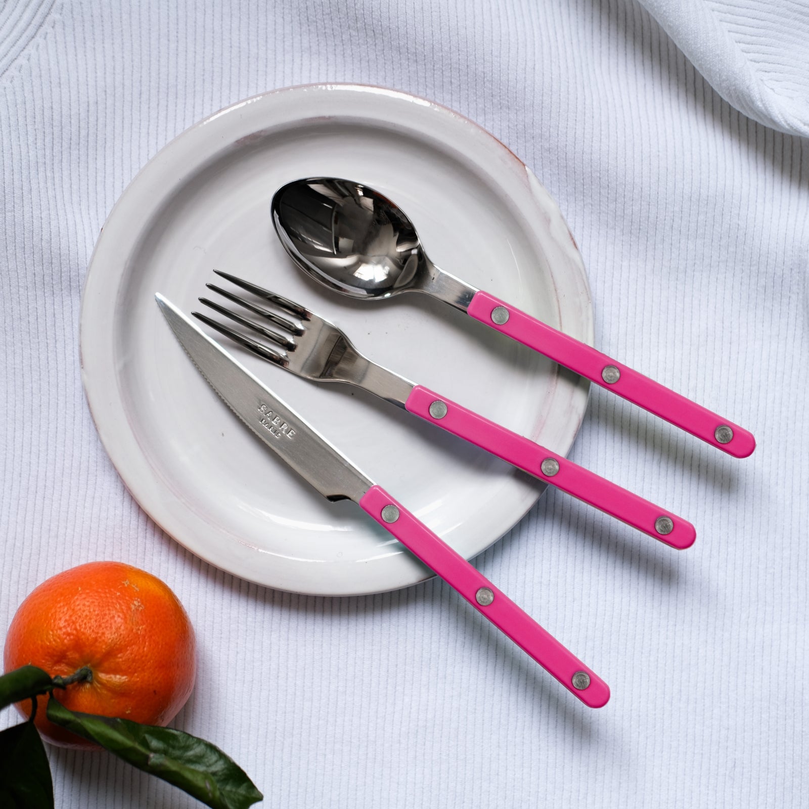 Bistrot Solid, Raspberry - Dessert spoon