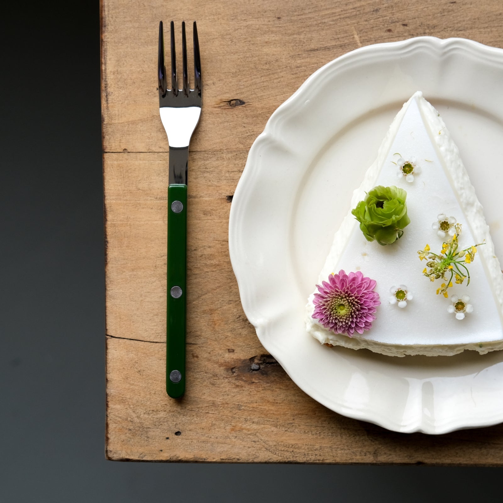 Bistrot Solid, Green - Salad fork