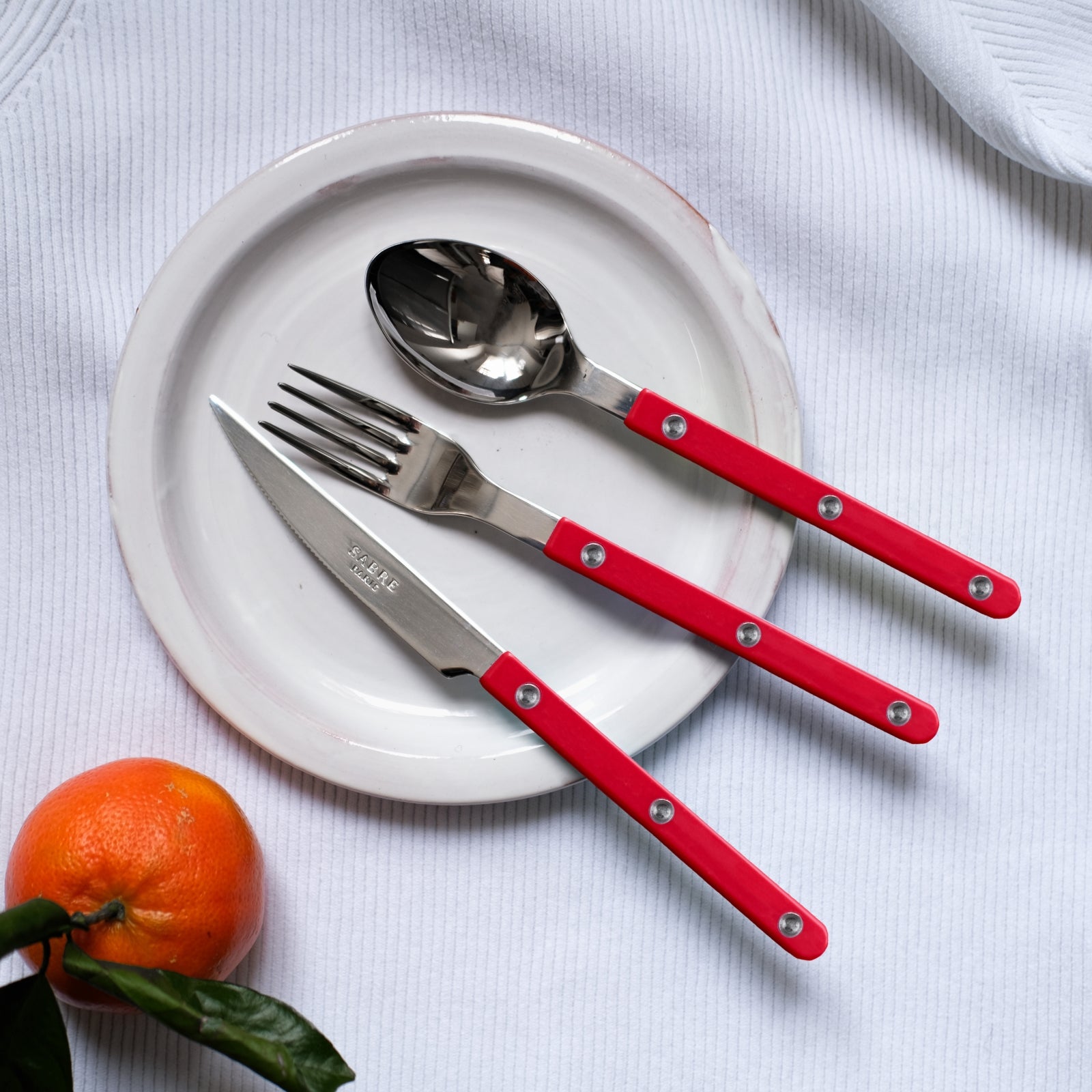 Bistrot Solid, Red - Salad fork