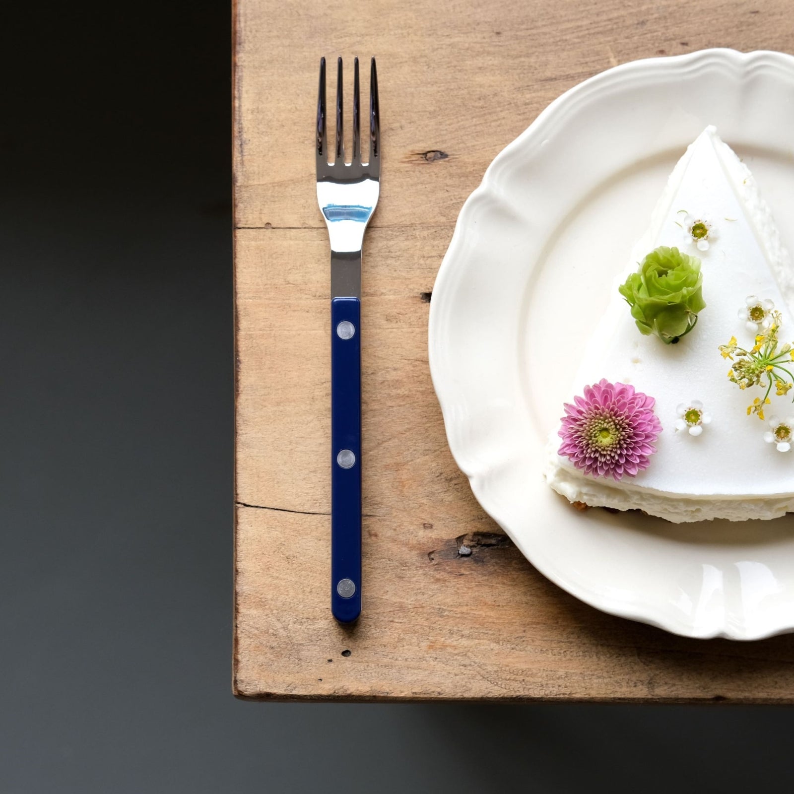 Bistrot Solid, Navy blue - Salad fork