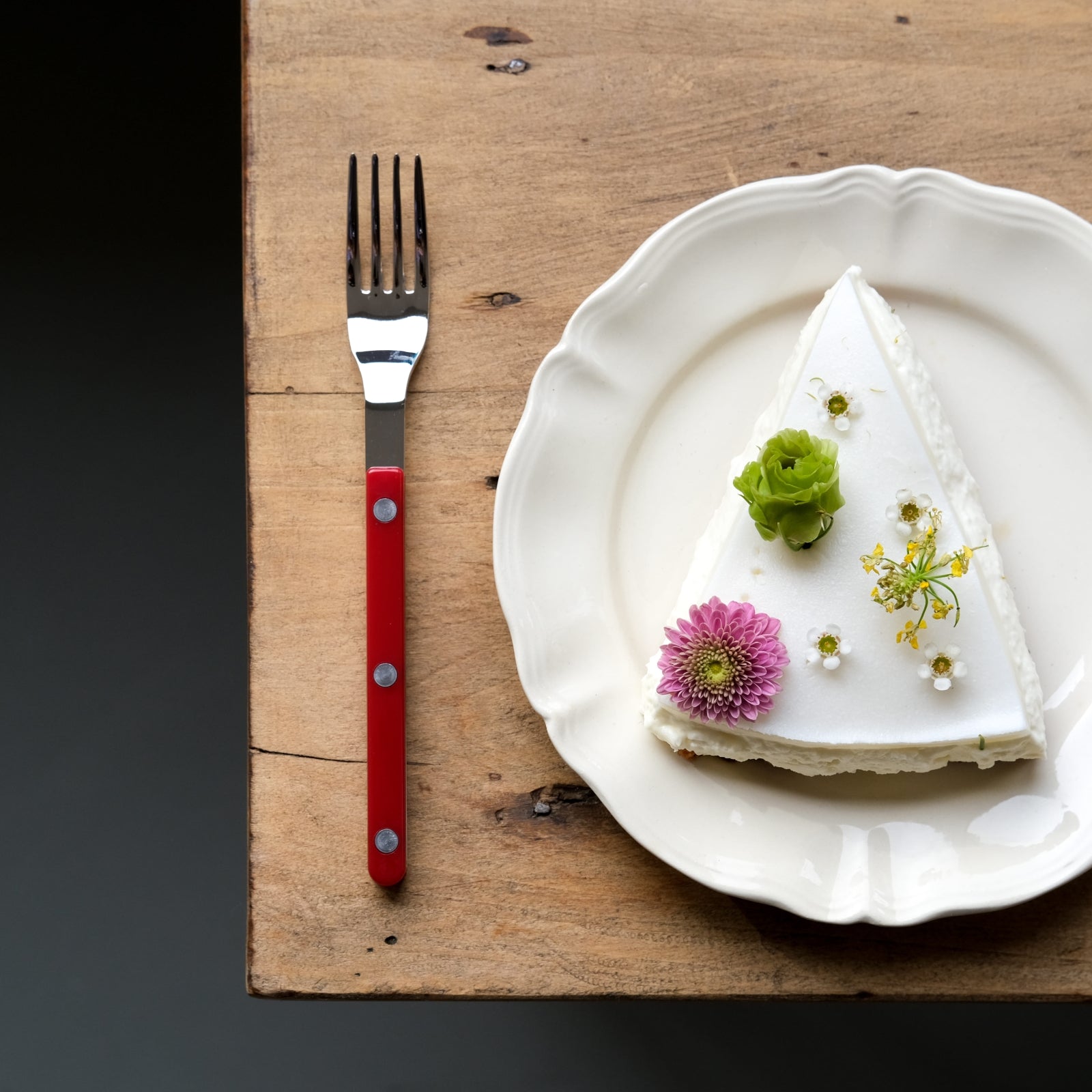 Bistrot Solid, Burgundy - Salad fork