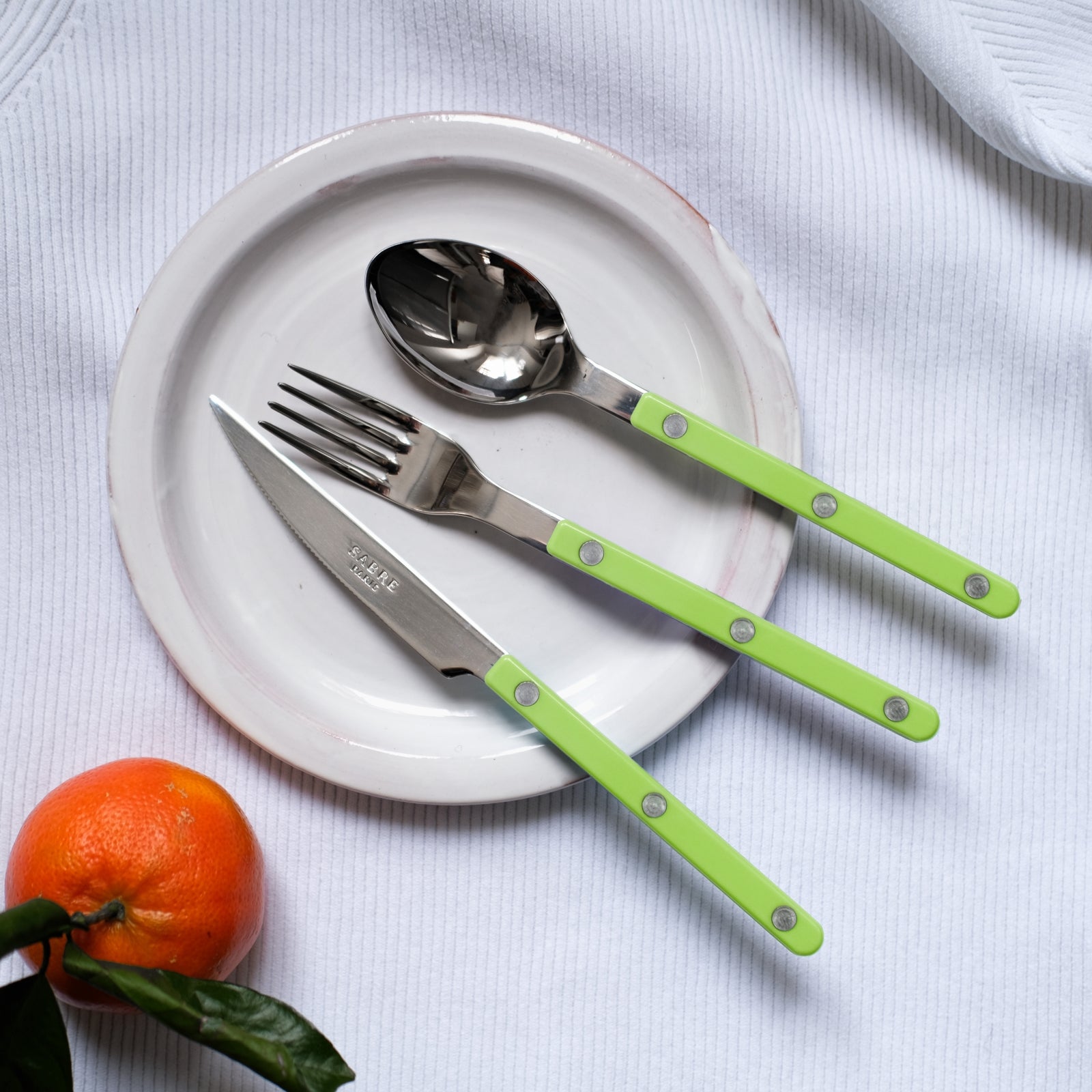 Bistrot Solid, Lime - Salad fork