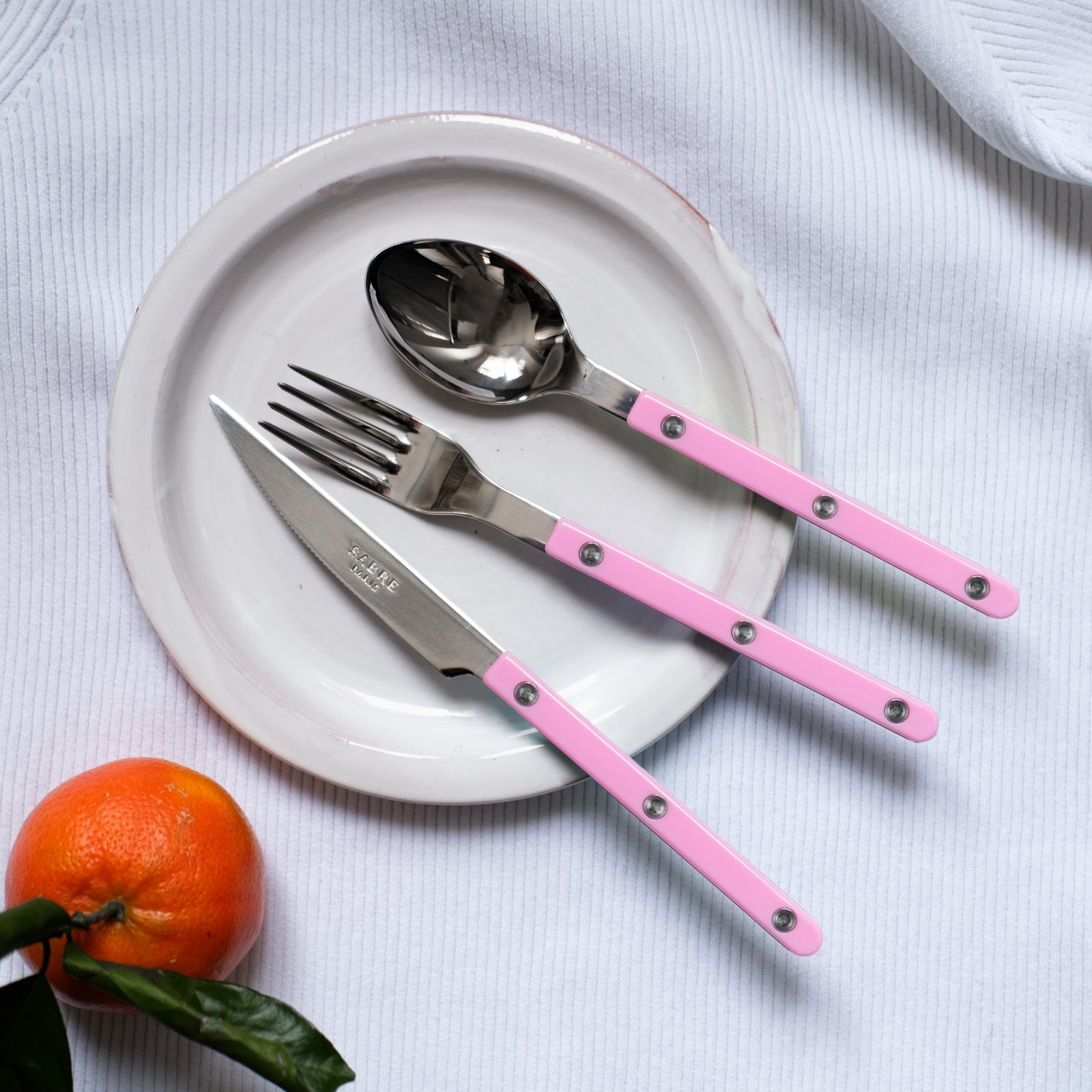 Bistrot Solid, Pink - Dessert knife