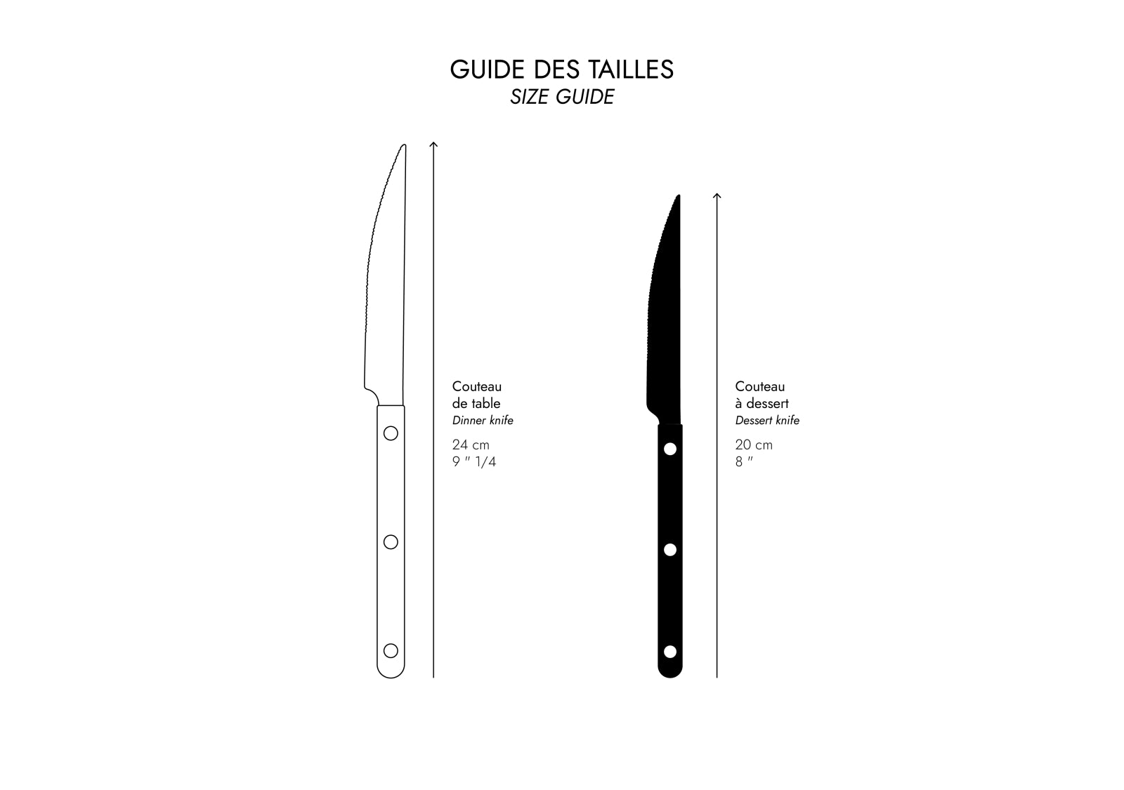 Bistrot Solid, Navy blue - Dessert knife