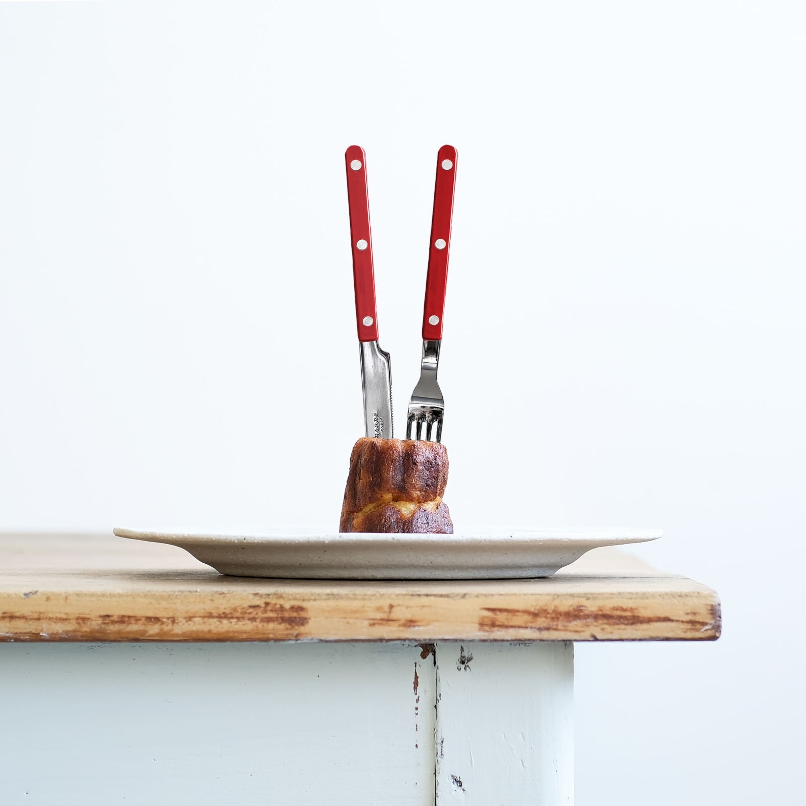 Bistrot Solid, Burgundy - Dessert knife