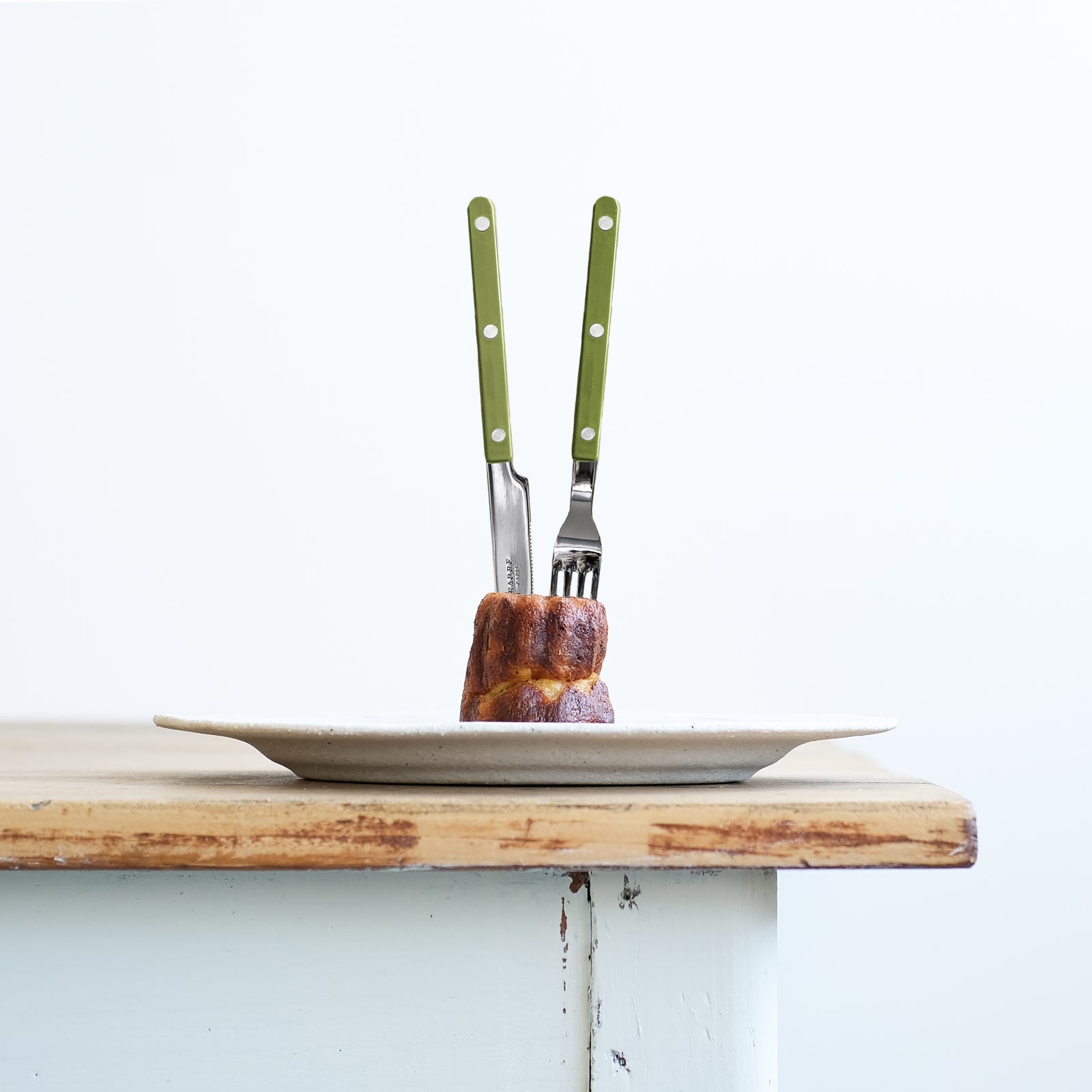 Bistrot Solid, Green fern - Dessert knife