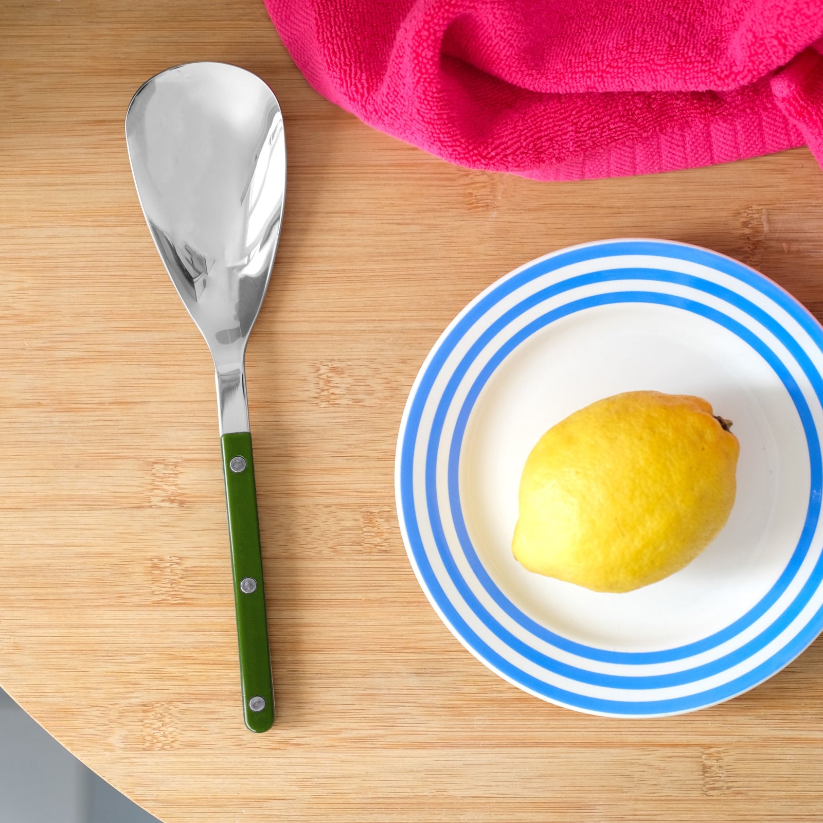Bistrot Solid, Green - Rice spoon
