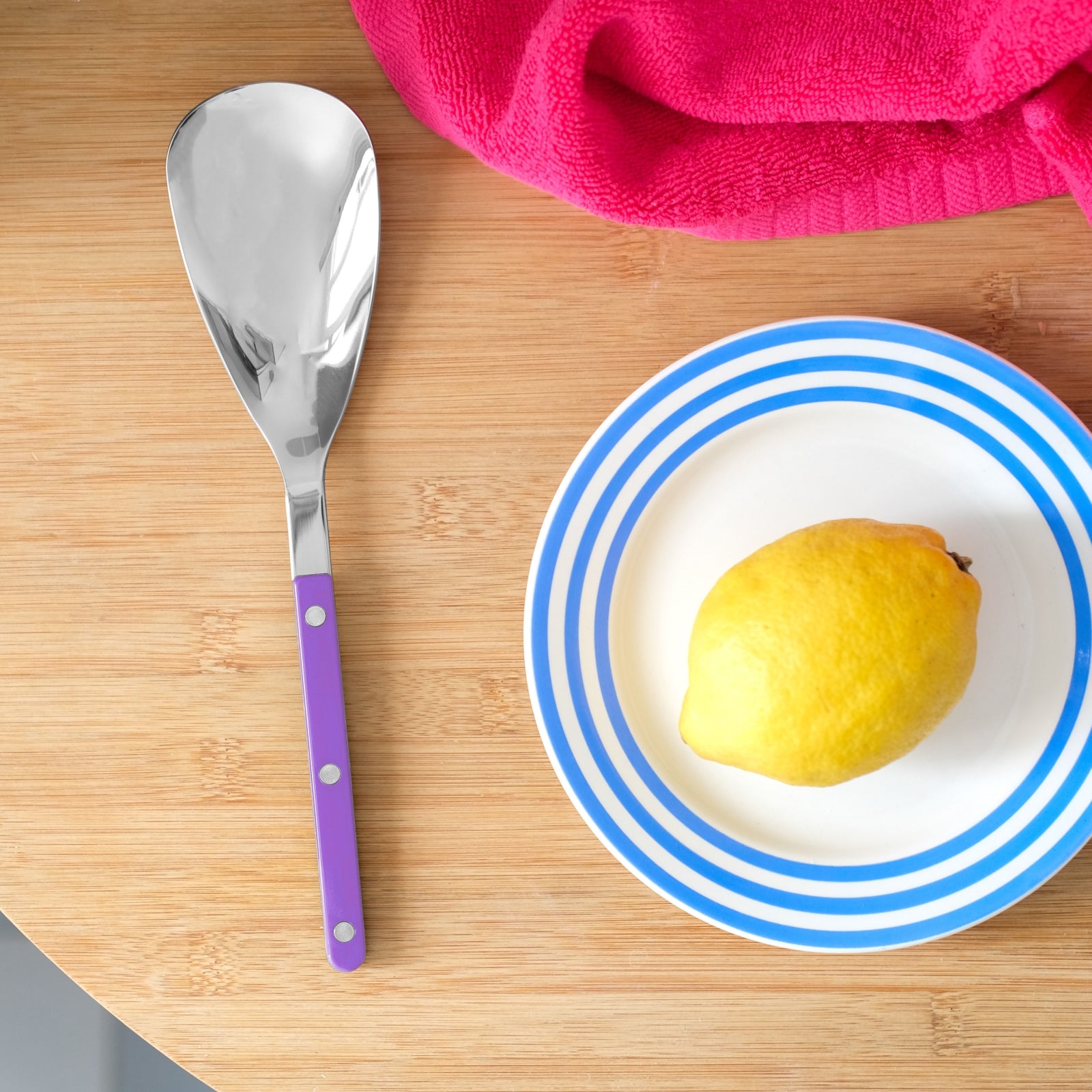 Bistrot Solid, Purple - Rice spoon