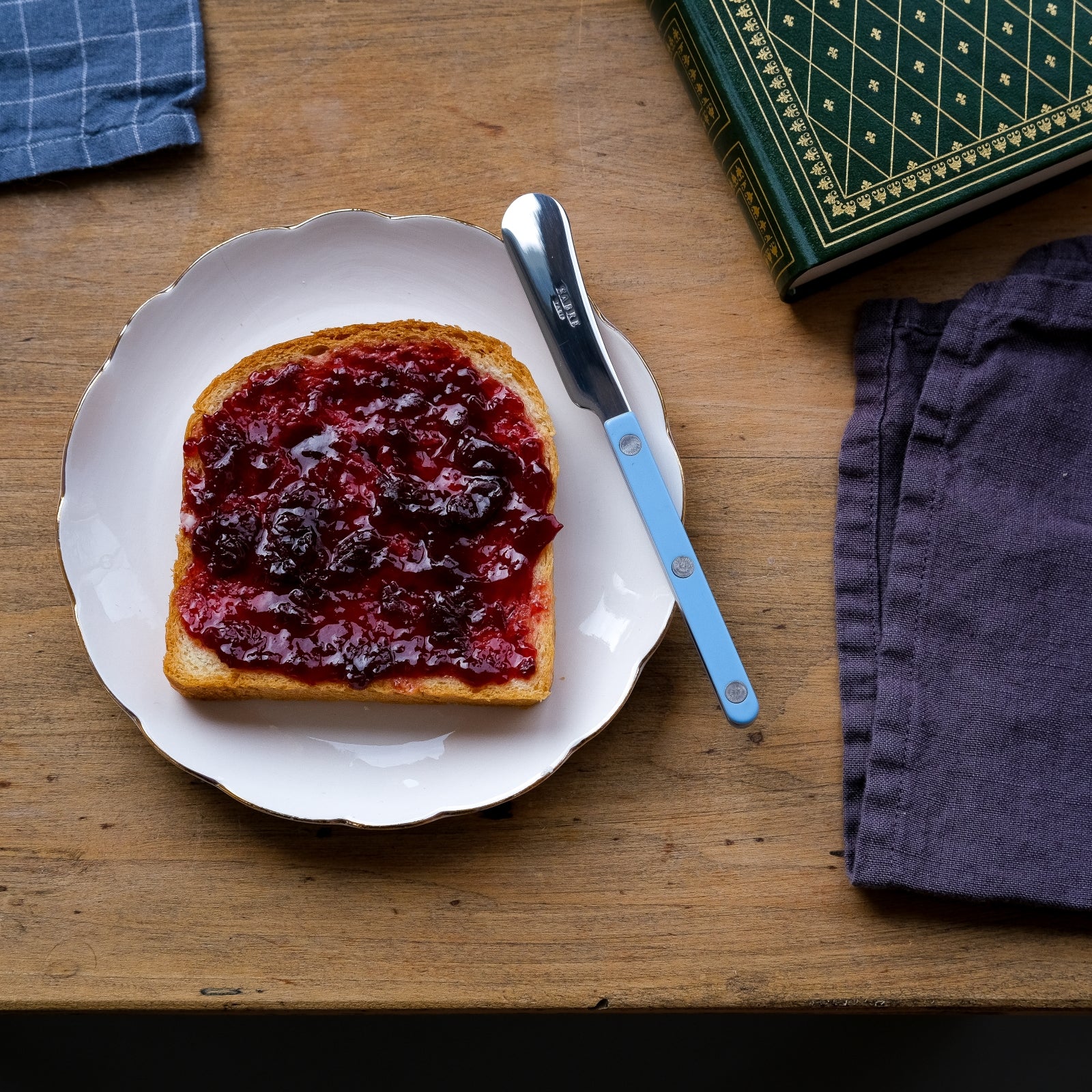 Bistrot Solid, Pastel blue - Butter spreader
