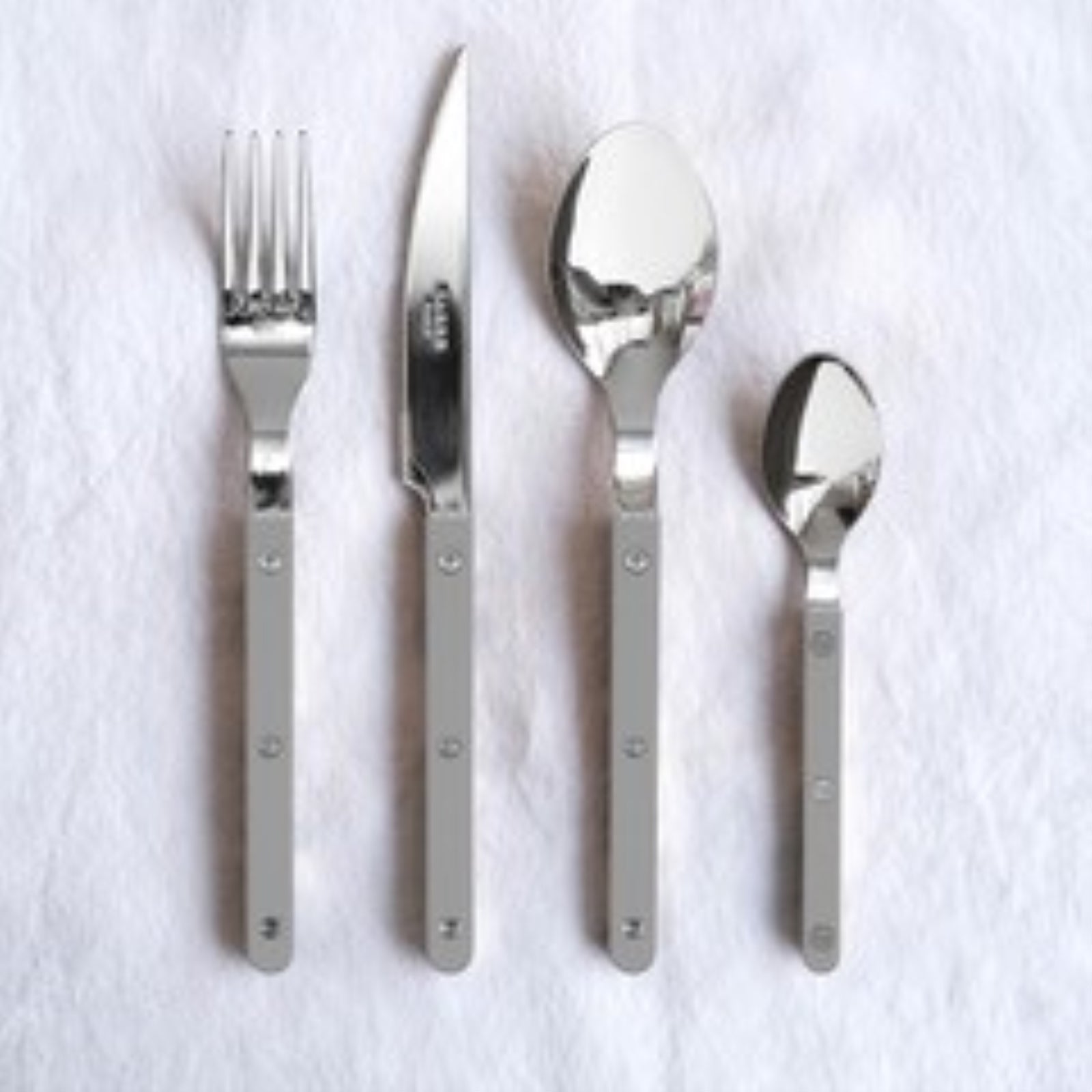 Bistrot Solid, Grey - 32 pieces cutlery set