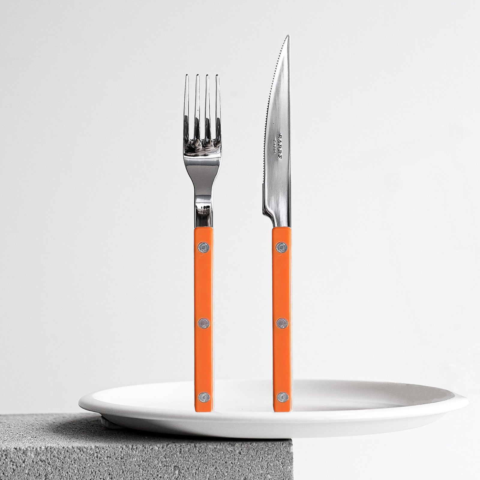 Bistrot Solid, Orange - 32 pieces cutlery set