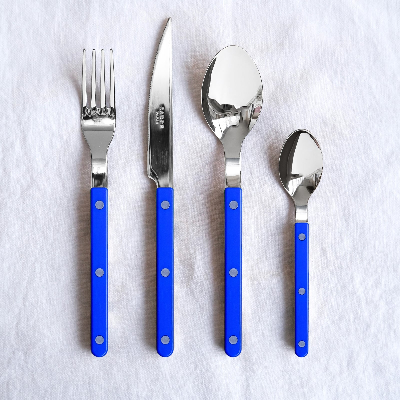 Bistrot Solid, Lapis blue - 4 pieces cutlery set