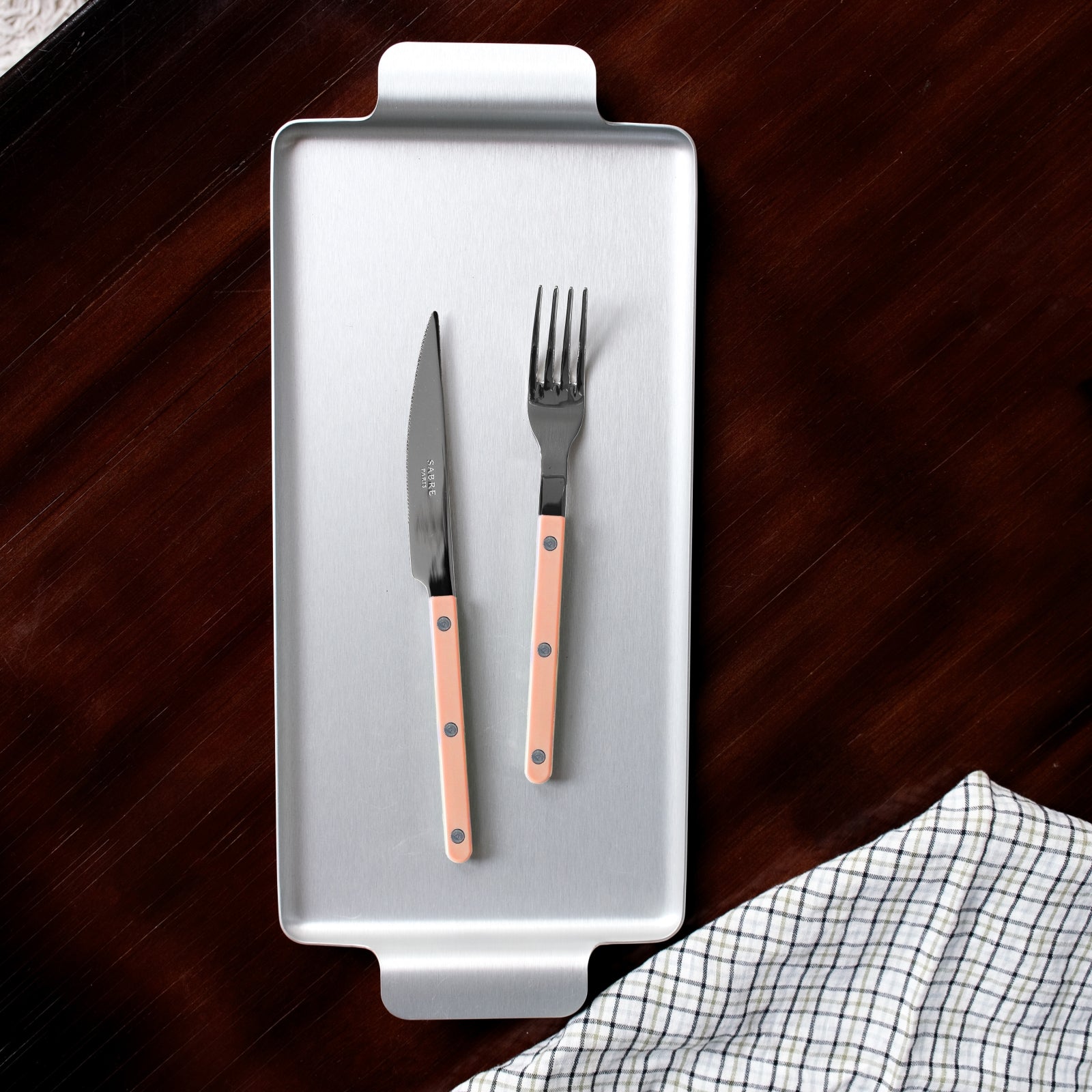 Bistrot Solid, Nude Pink - 24 pieces cutlery set