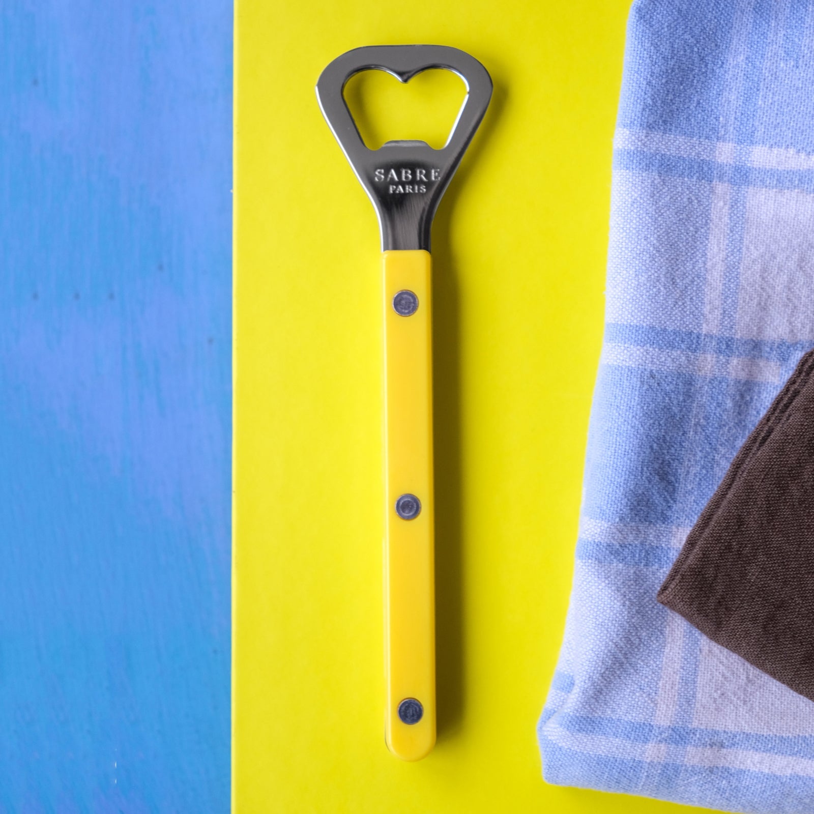 Bistrot Solid, Yellow - Bottle opener