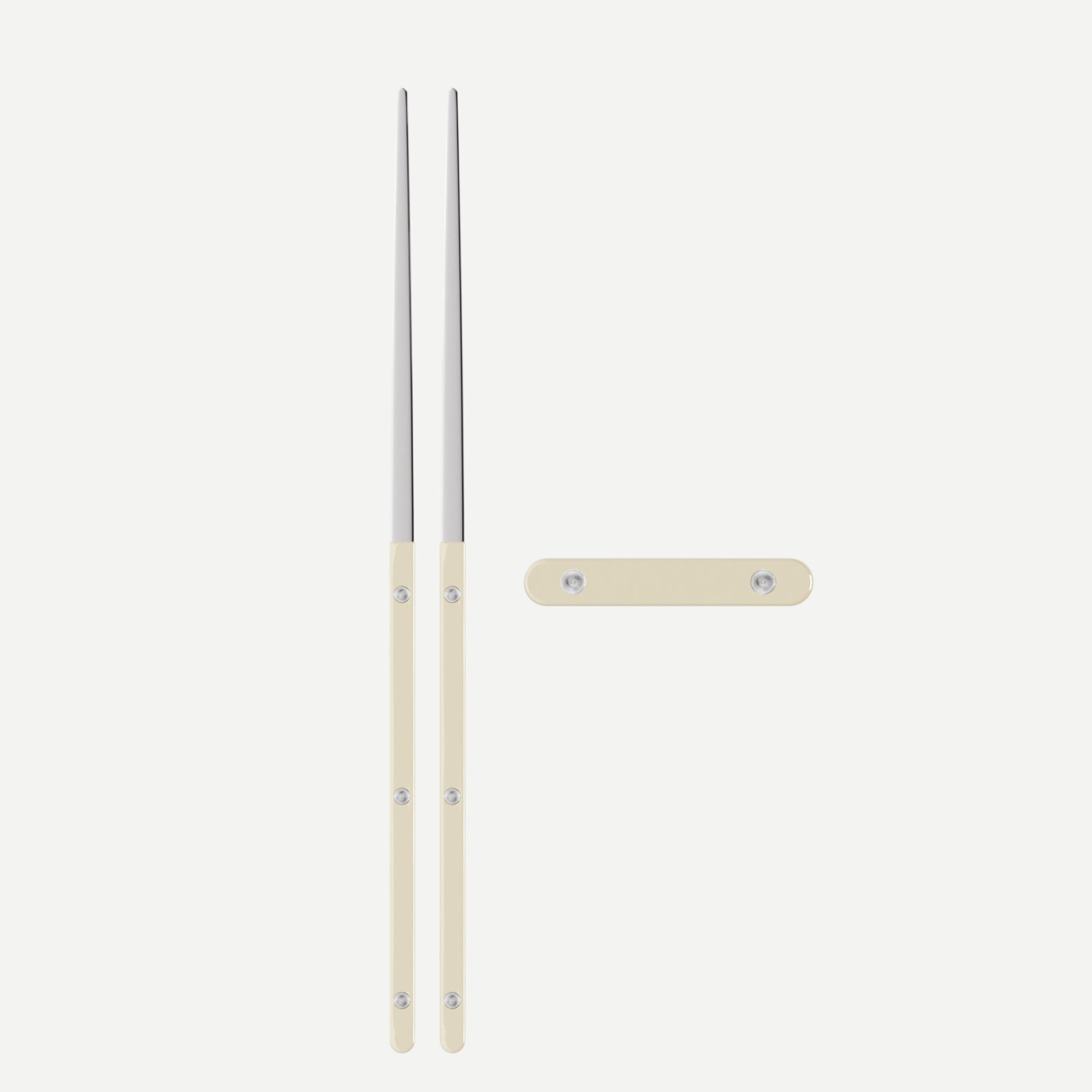 Bistrot Solid, Ivory - Chopsticks set