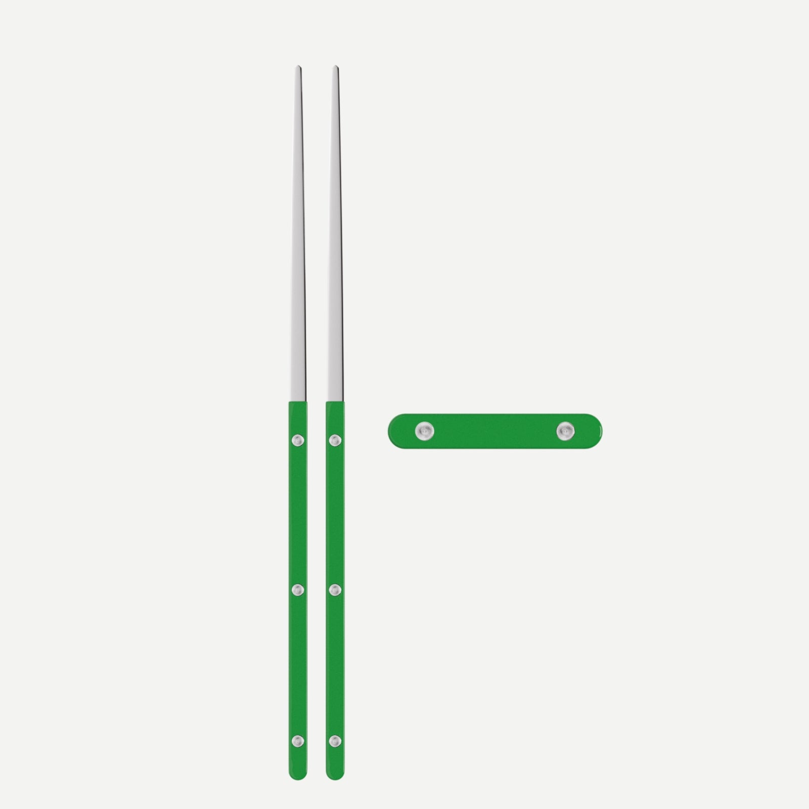 Bistrot Solid, Garden green - Chopsticks set