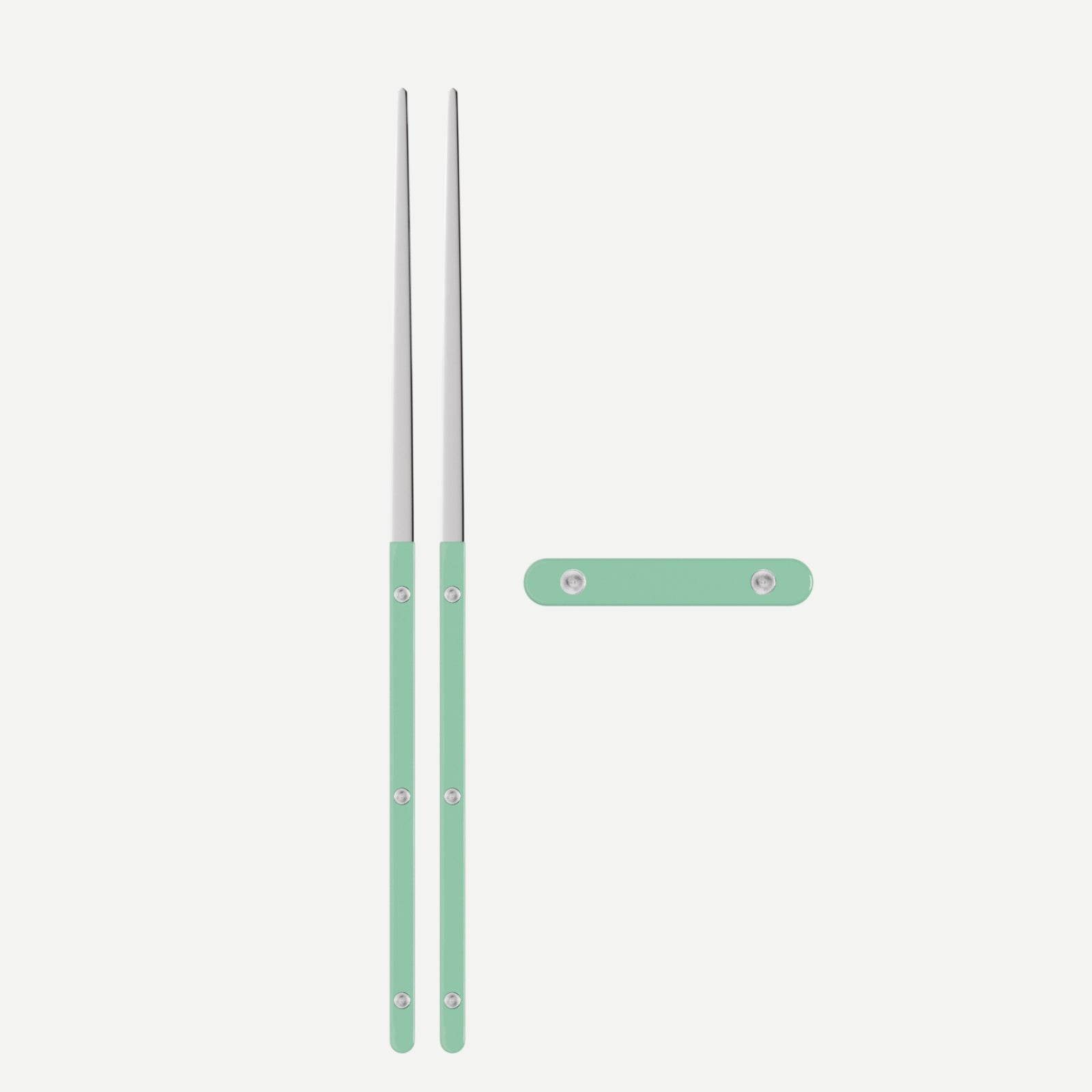Bistrot Solid, Pastel green - Chopsticks set