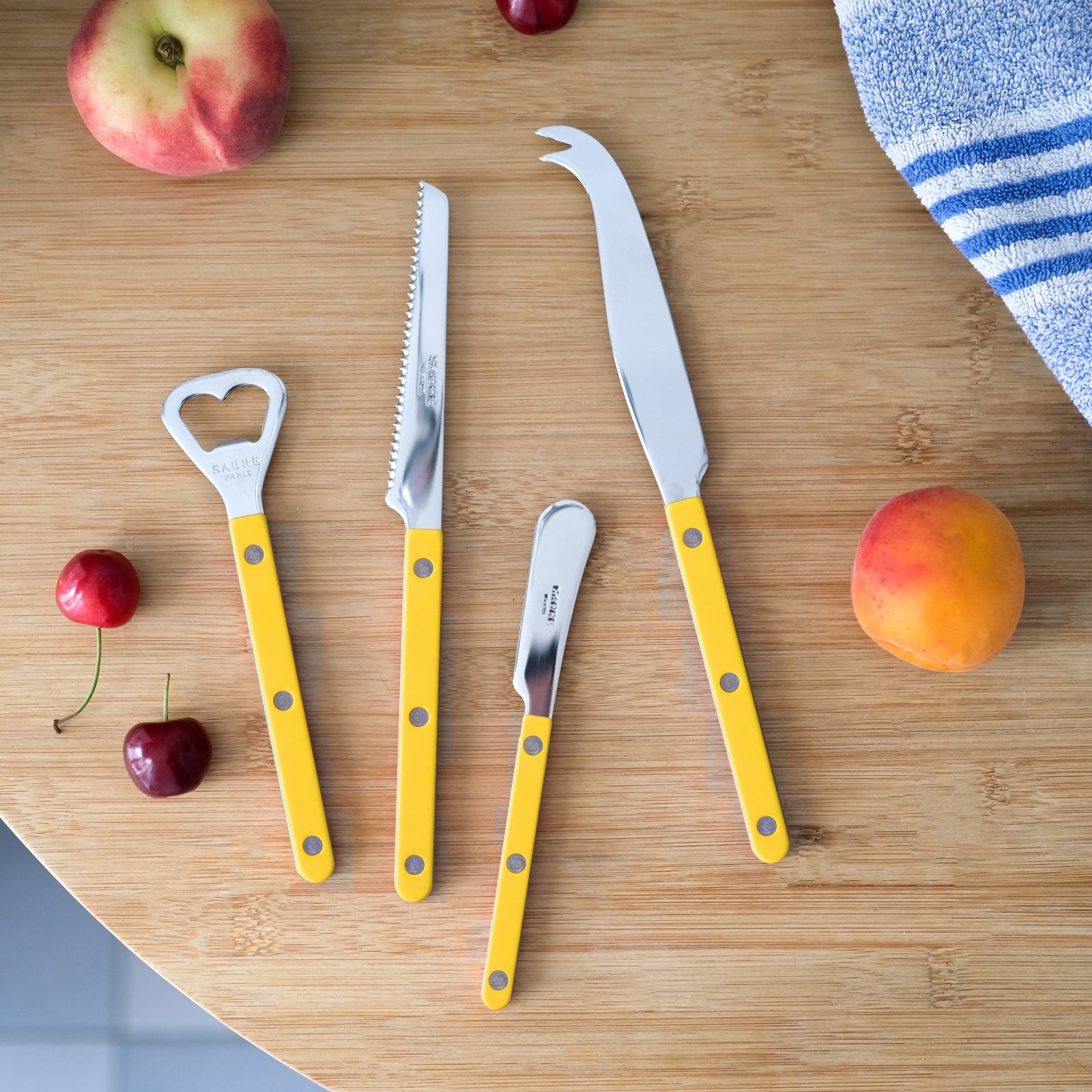 Bistrot Solid, Yellow - Bistrot aperitif set