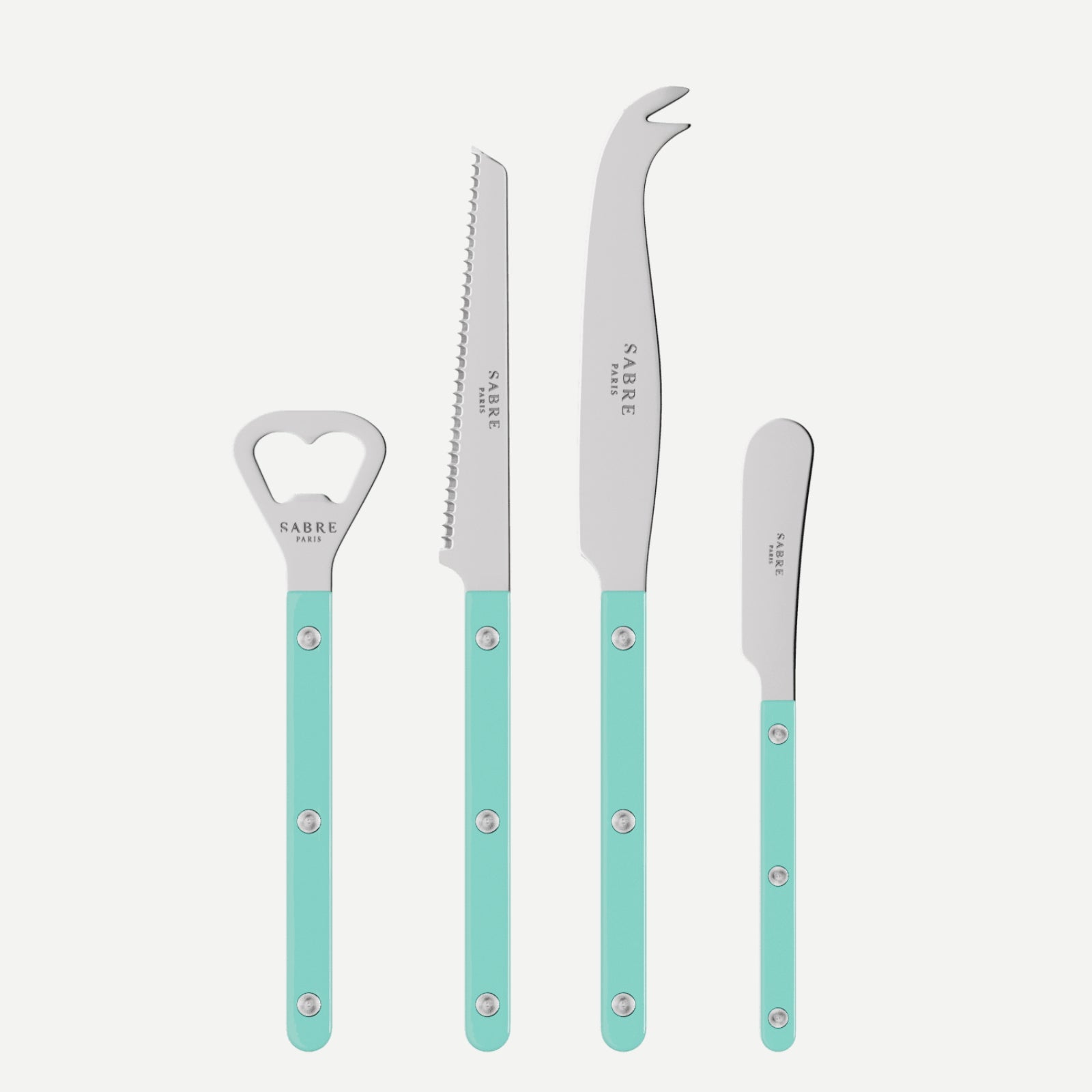 Bistrot Solid, Turquoise - Bistrot aperitif set