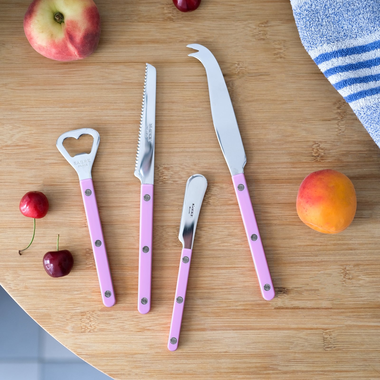 Bistrot Solid, Pink - Bistrot aperitif set