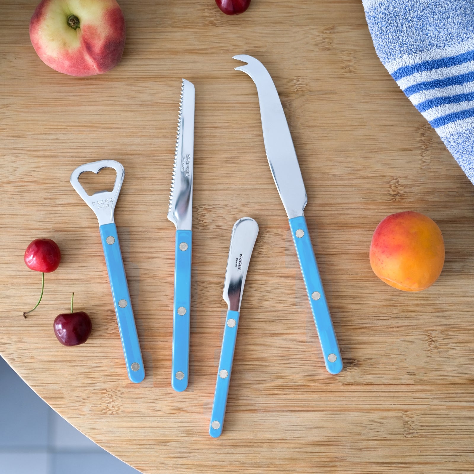 Bistrot Solid, Pastel blue - Bistrot aperitif set