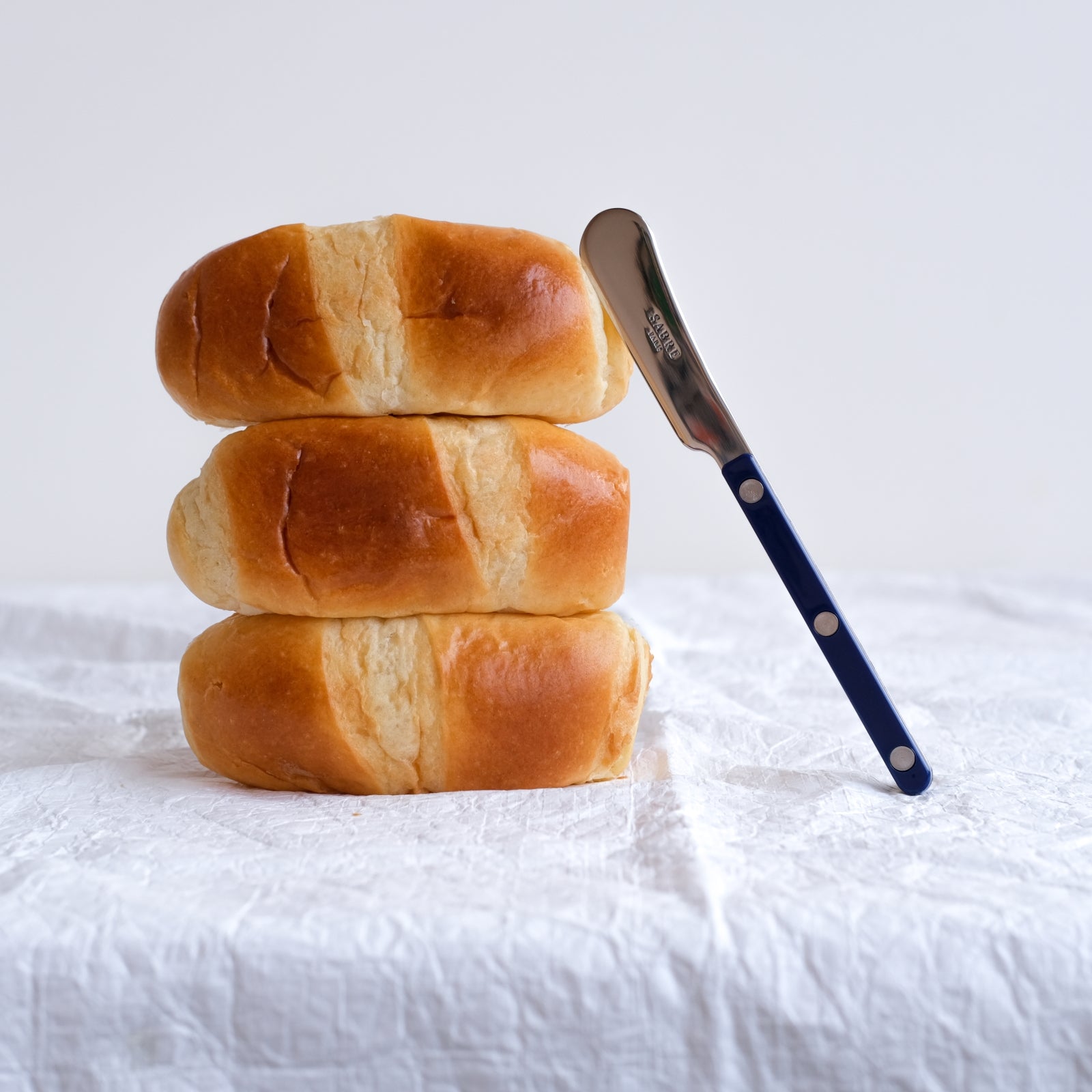 Bistrot Solid, Navy blue - Box of 4 butter spreaders