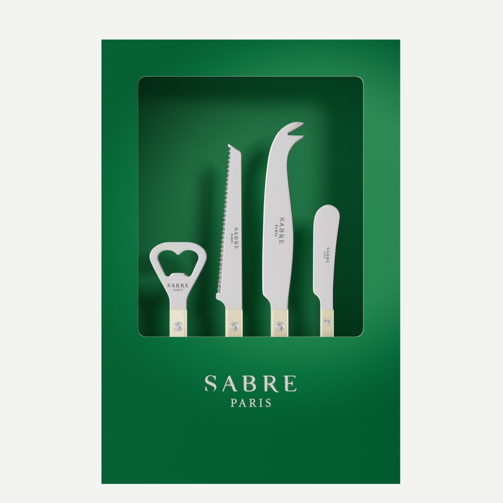 Bistrot Solid, Ivory - Box of Aperitif Set