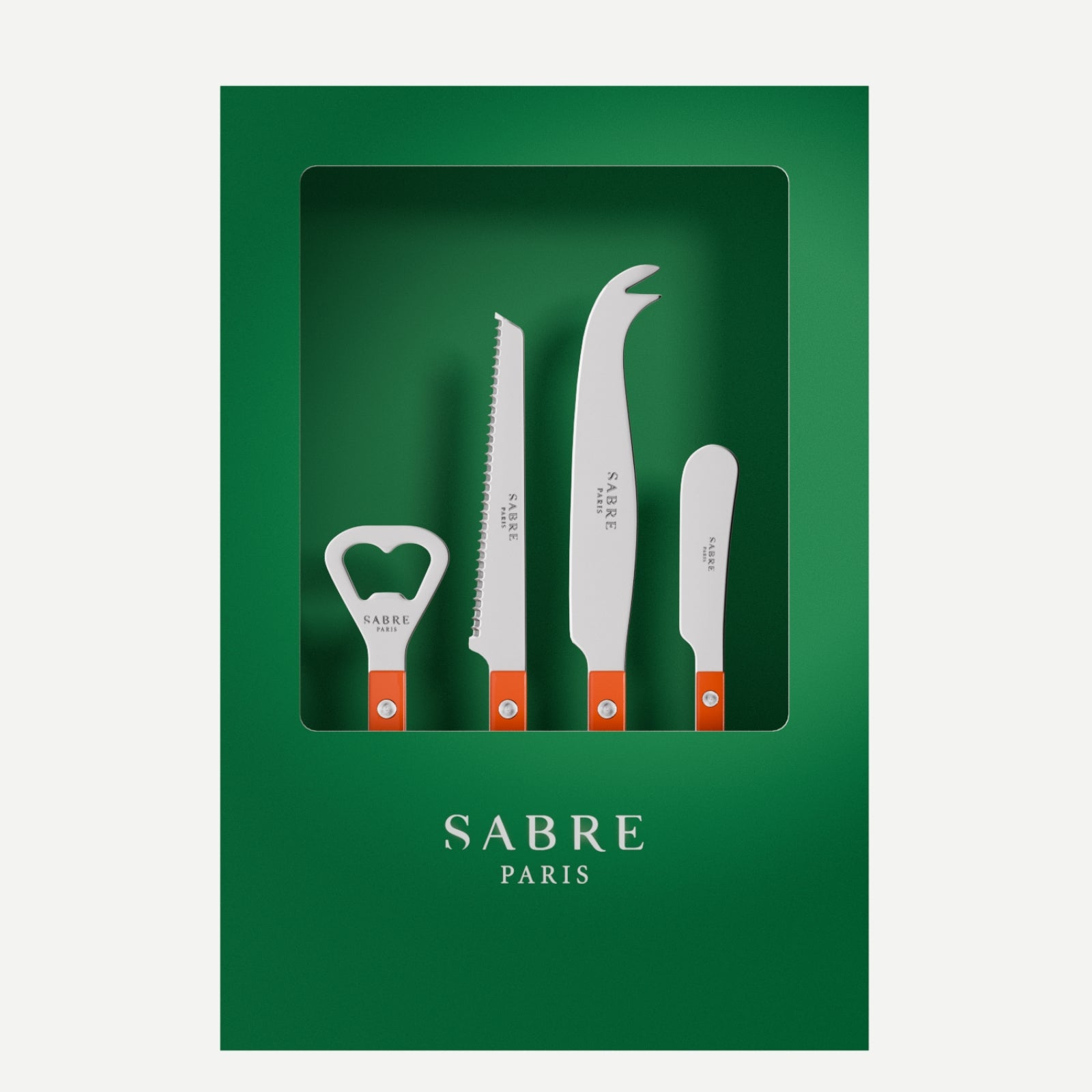 Bistrot Solid, Orange - Box of Aperitif Set