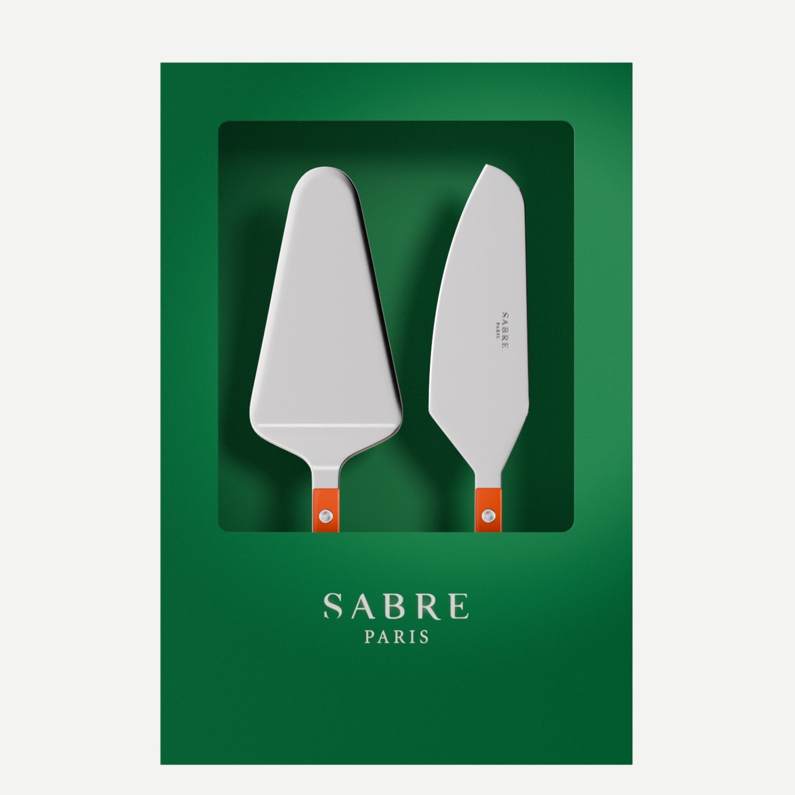 Bistrot Solid, Orange - Box of 2 tart servers