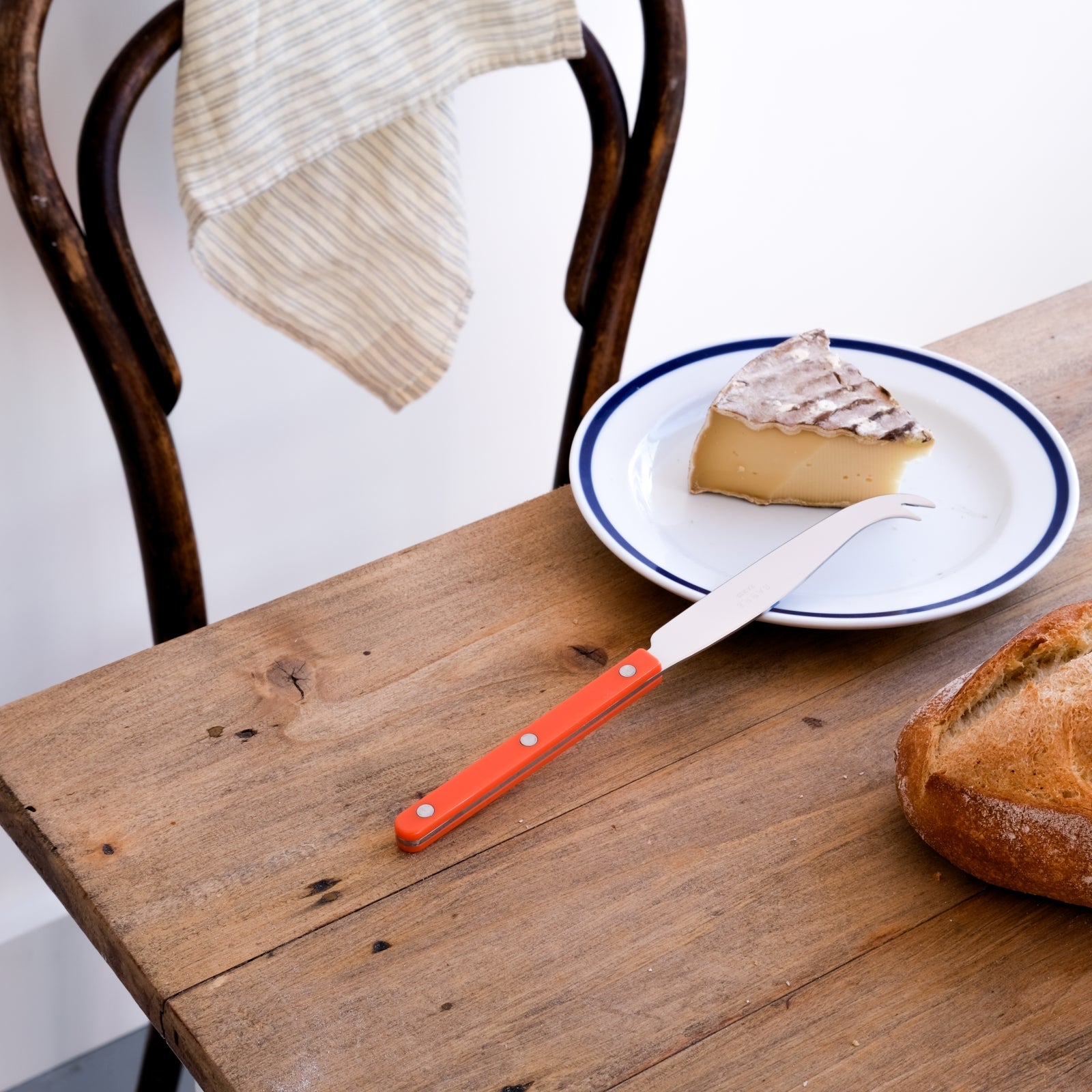Bistrot Solid, Orange - Box of 2 cheese knives