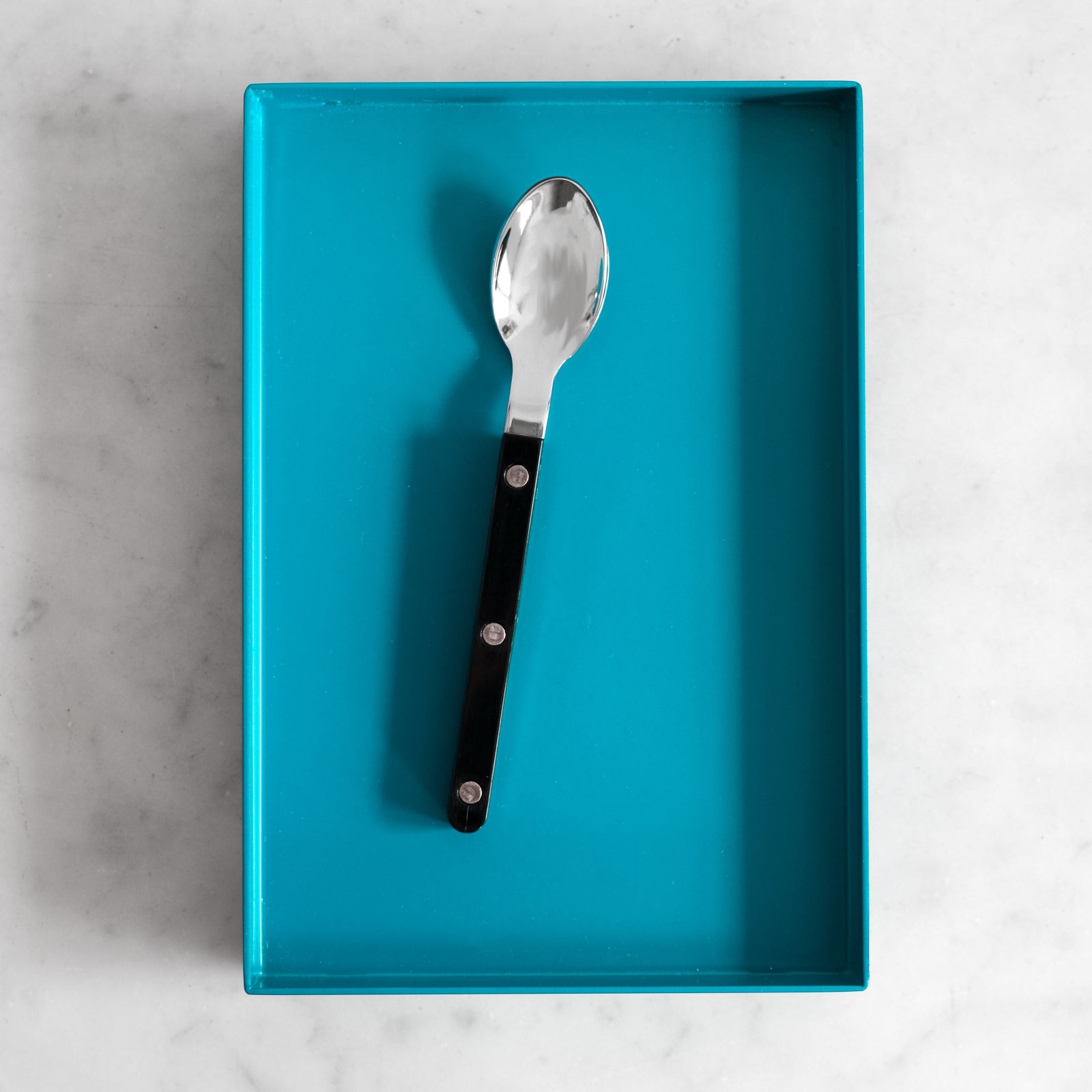 Bistrot Solid, Black - Box of 6 espresso spoons