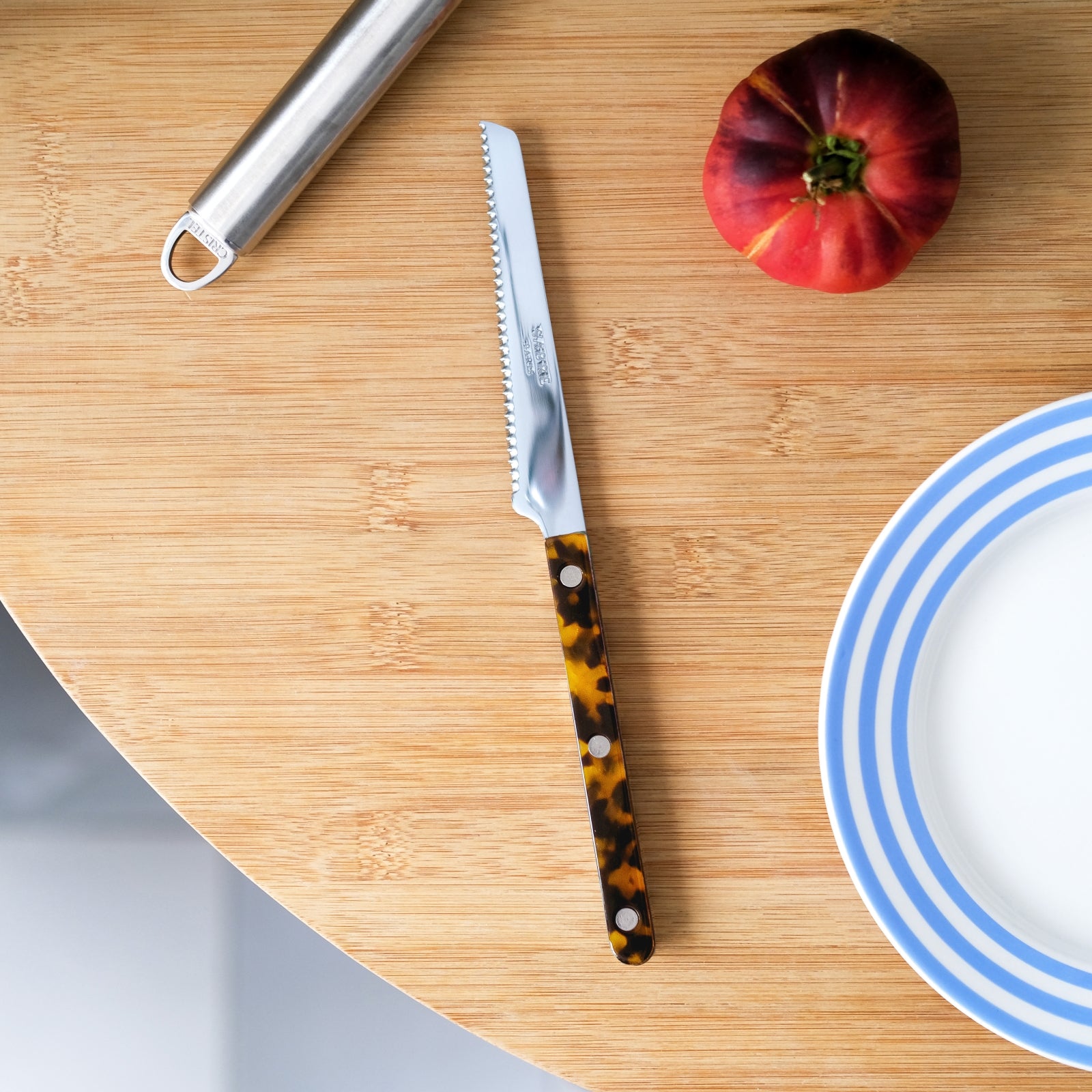 Bistrot Tortoise, Faux Tortoise - Tomato knife