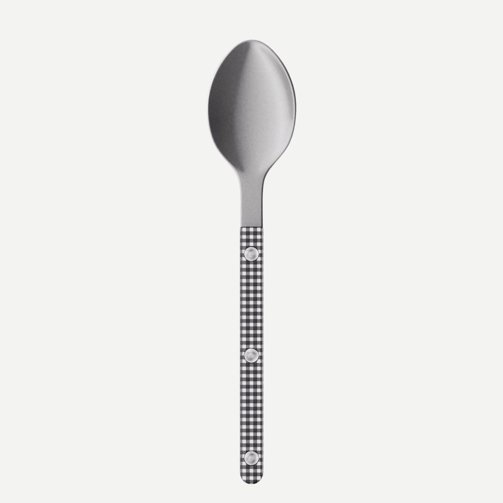 Bistrot Vintage Gingham, Black - Dessert spoon