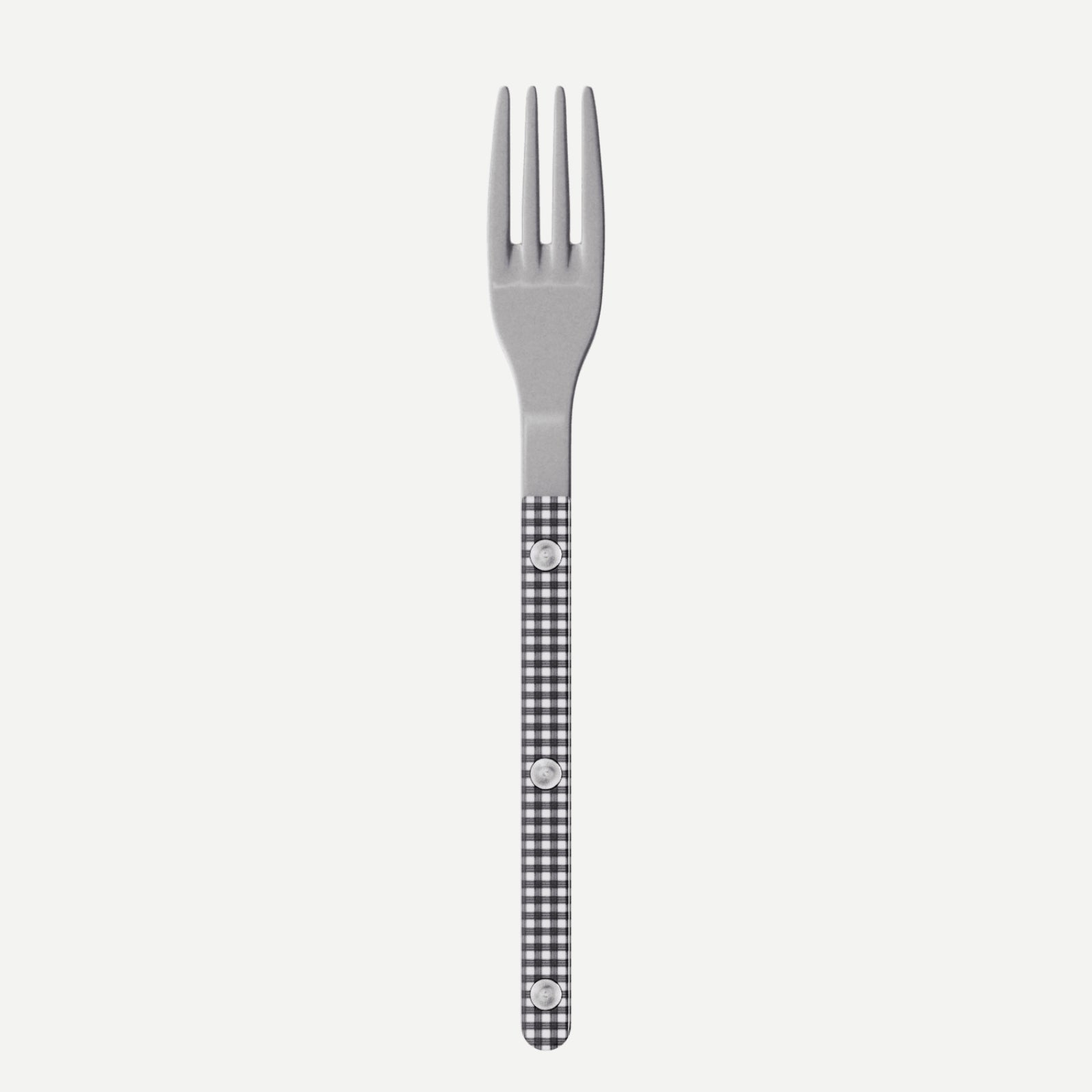 Bistrot Vintage Gingham, Black - Salad fork