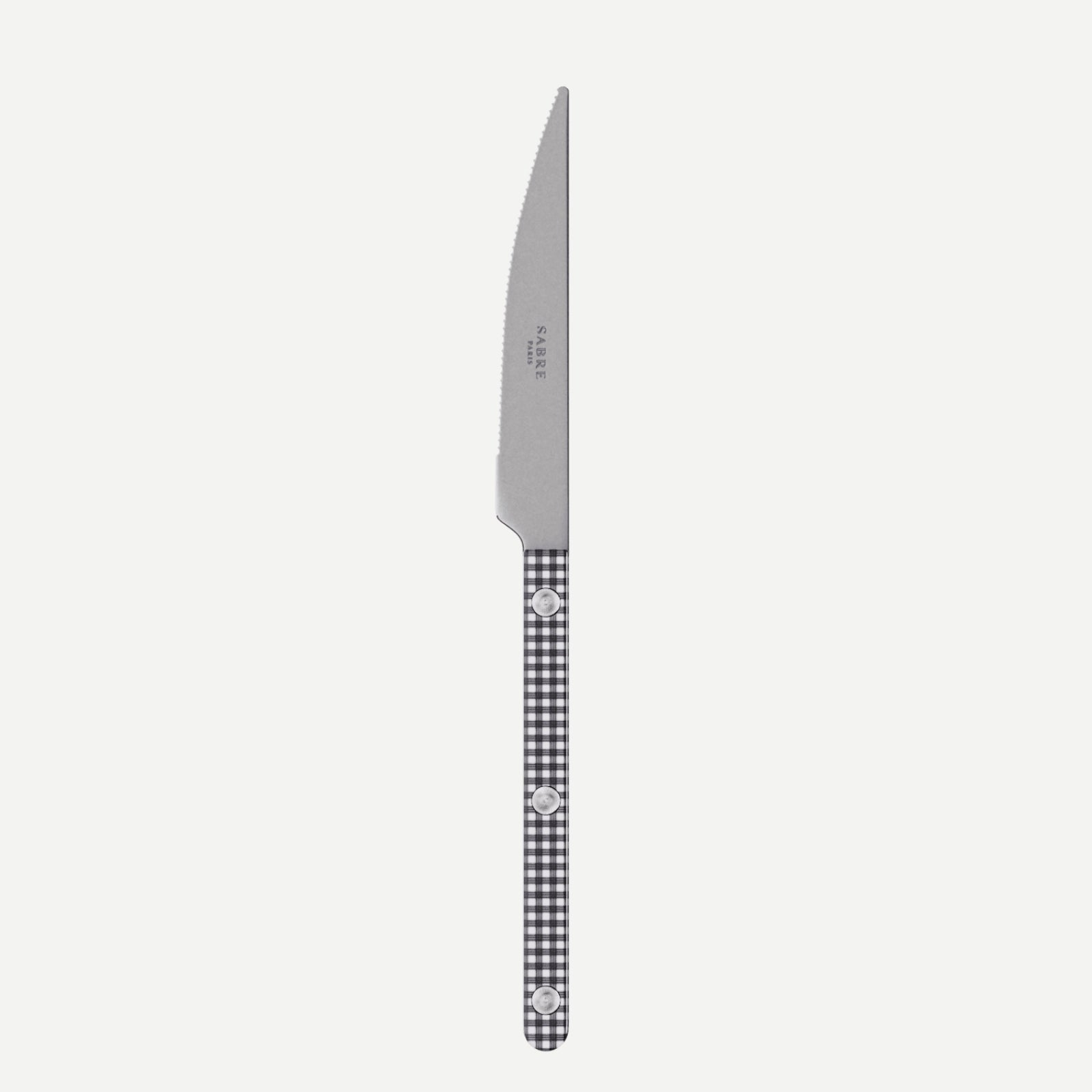 Bistrot Vintage Gingham, Black - Dessert knife