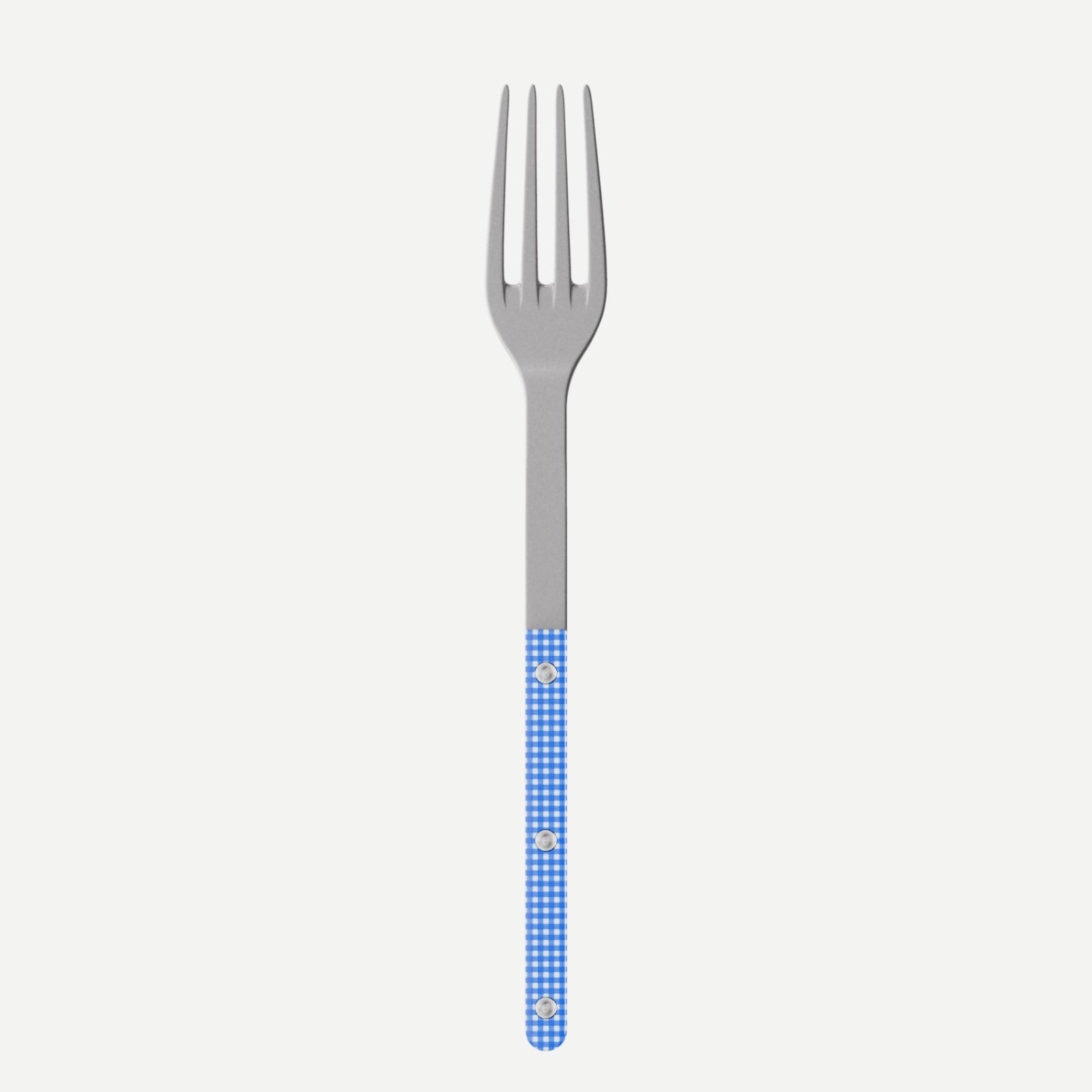 Bistrot Vintage Gingham, Blue - Serving fork