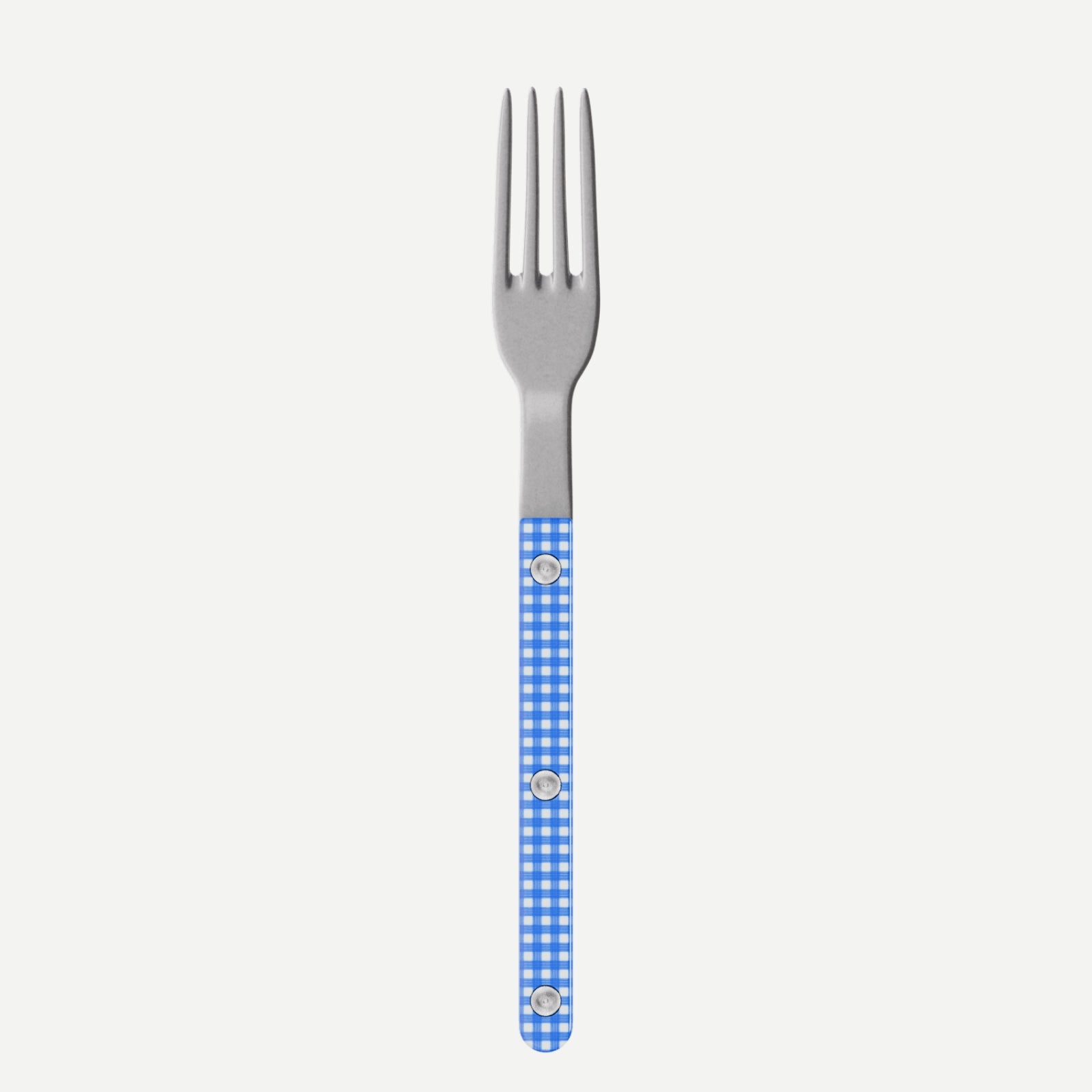 Bistrot Vintage Gingham, Blue - Small fork