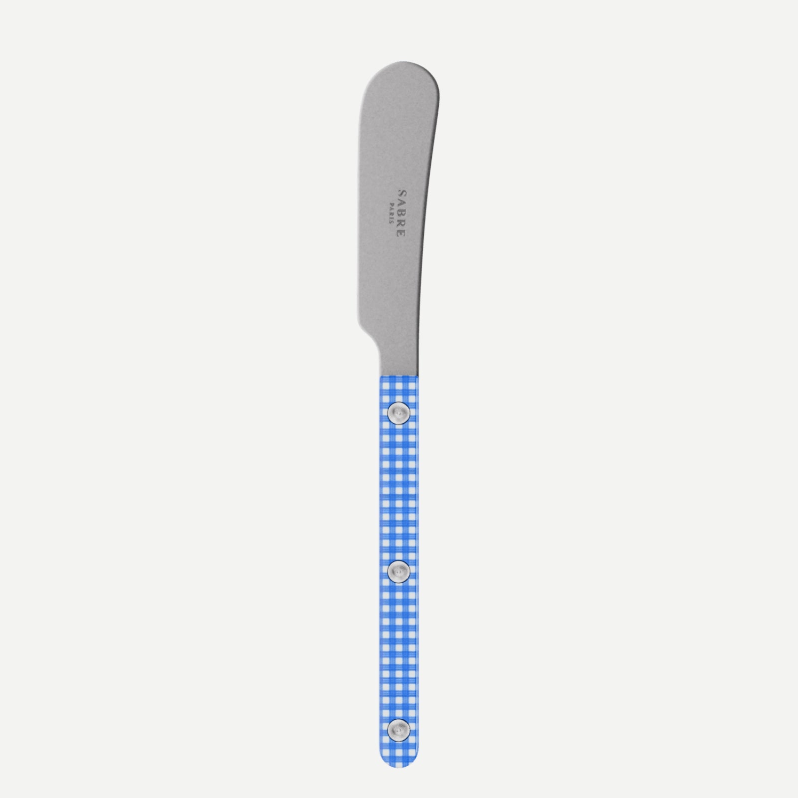 Bistrot Vintage Gingham, Blue - Butter spreader