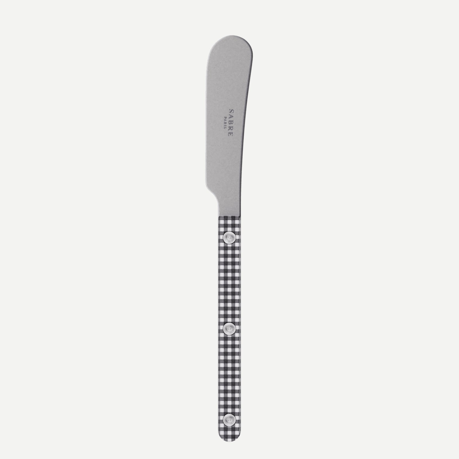 Bistrot Vintage Gingham, Black - Butter spreader