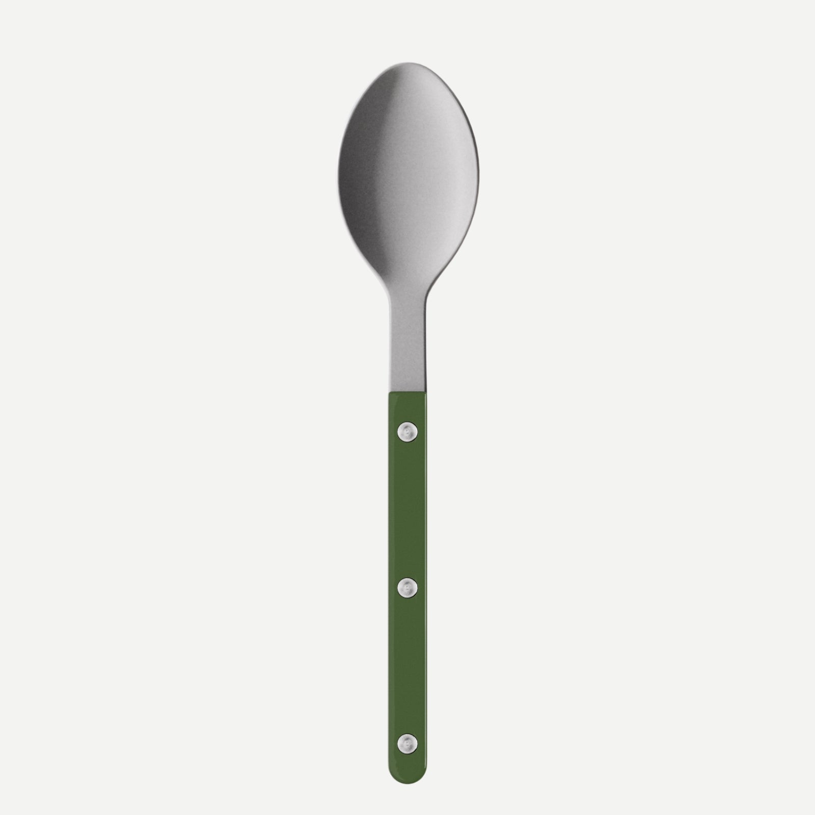 Bistrot Vintage Solid, Green - Soup spoon
