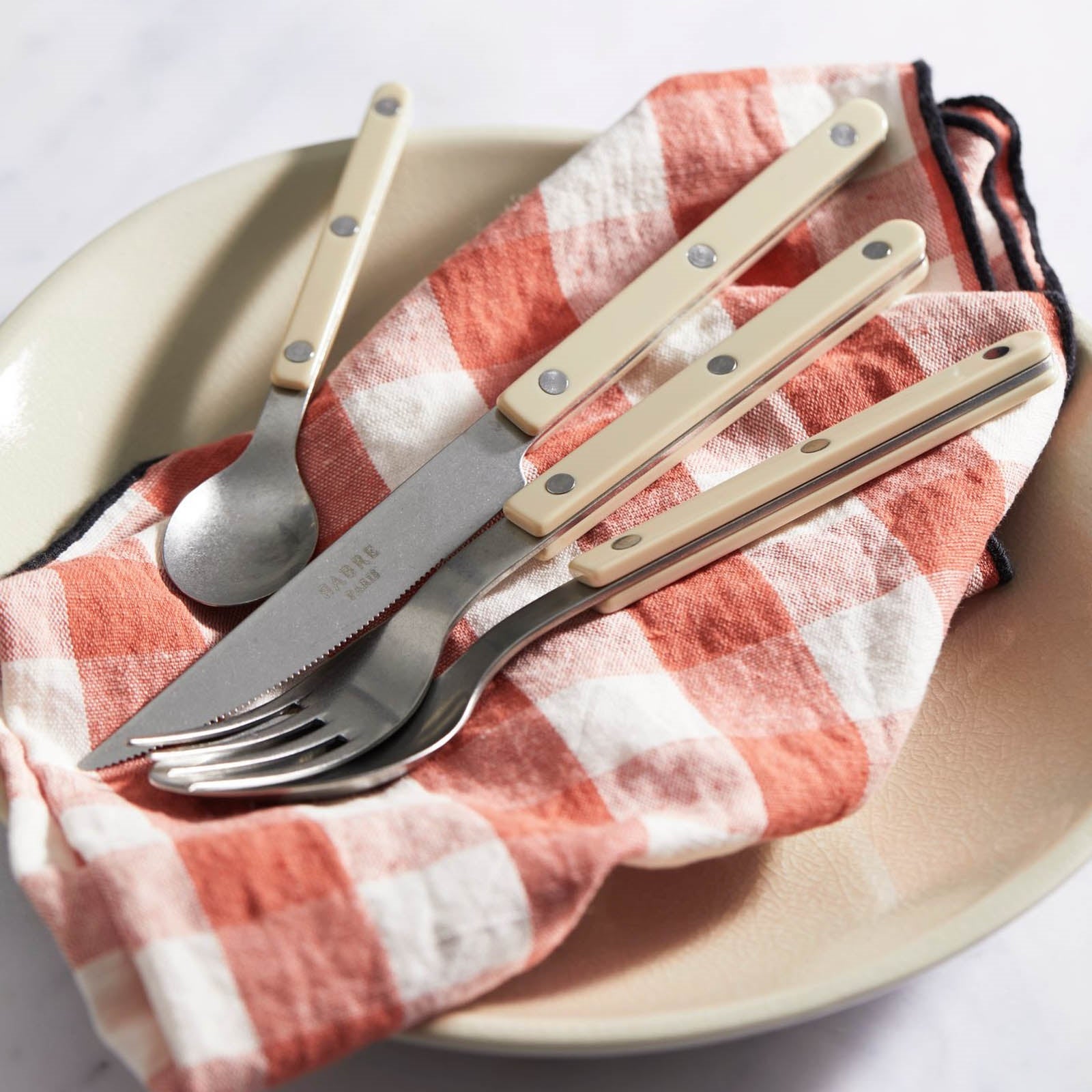 Bistrot Vintage Solid, Light kaki - Soup spoon