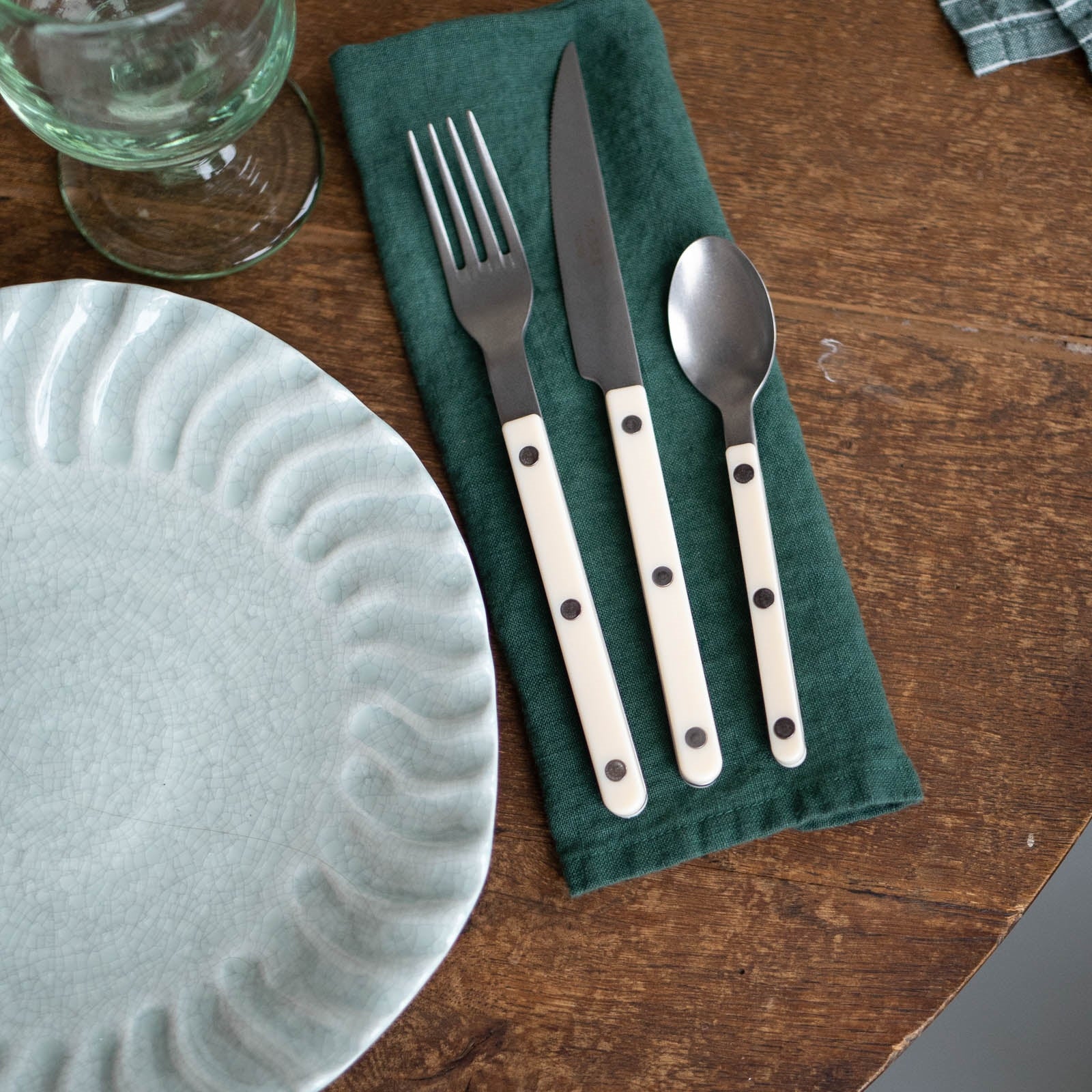 Bistrot Vintage Solid, Ivory - Dinner fork