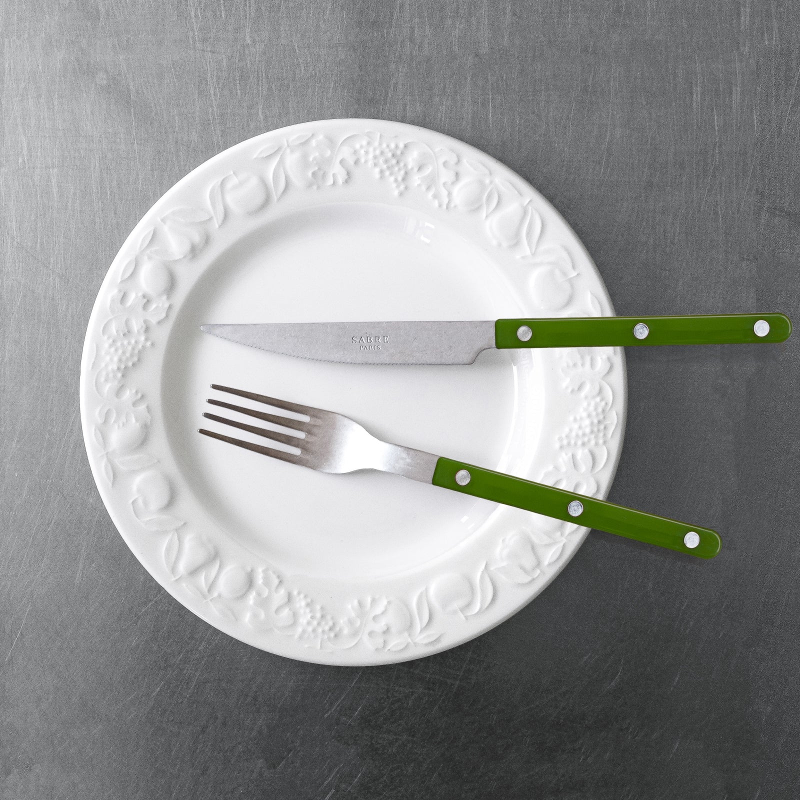 Bistrot Vintage Solid, Green - Dinner fork