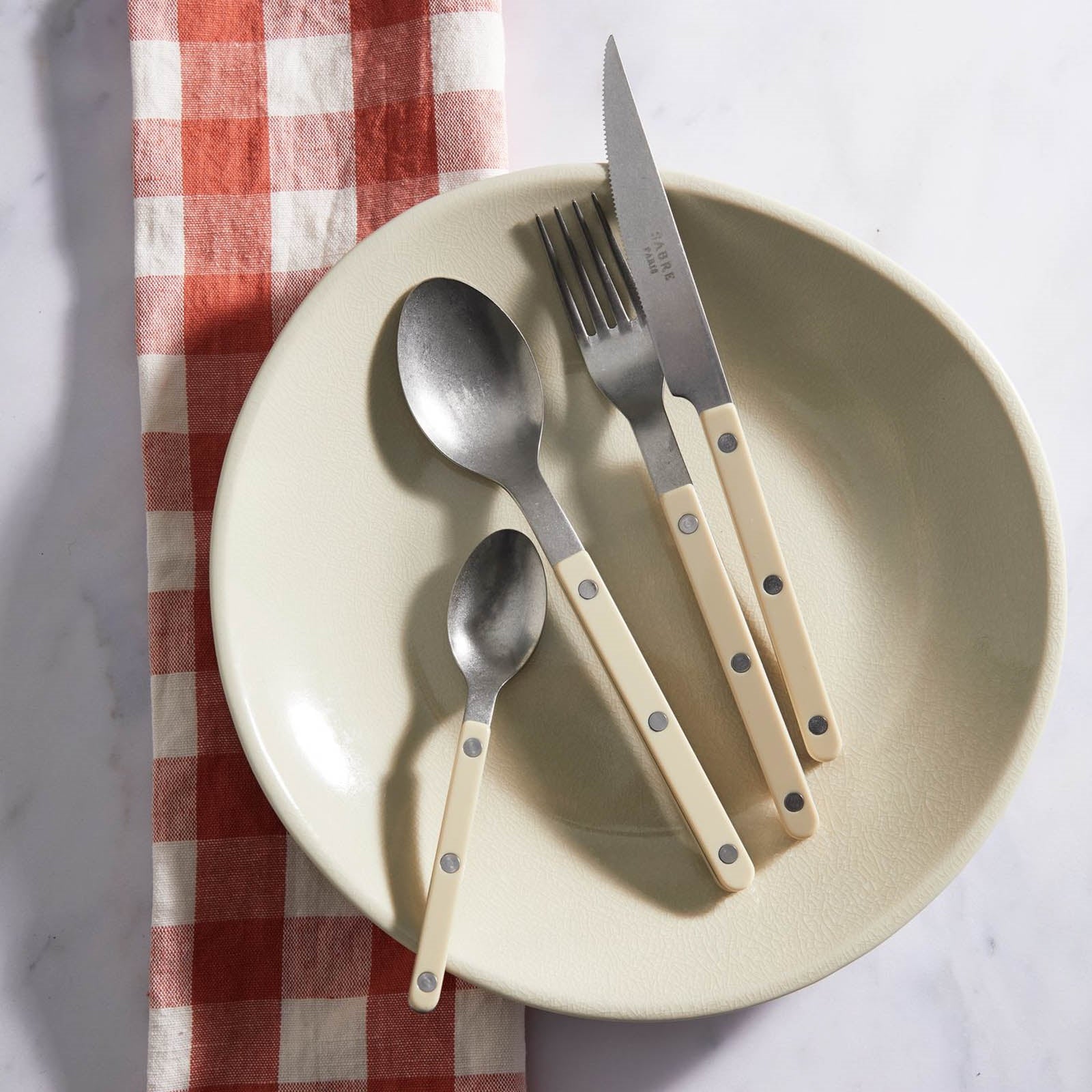Bistrot Vintage Solid, Light kaki - Dinner fork