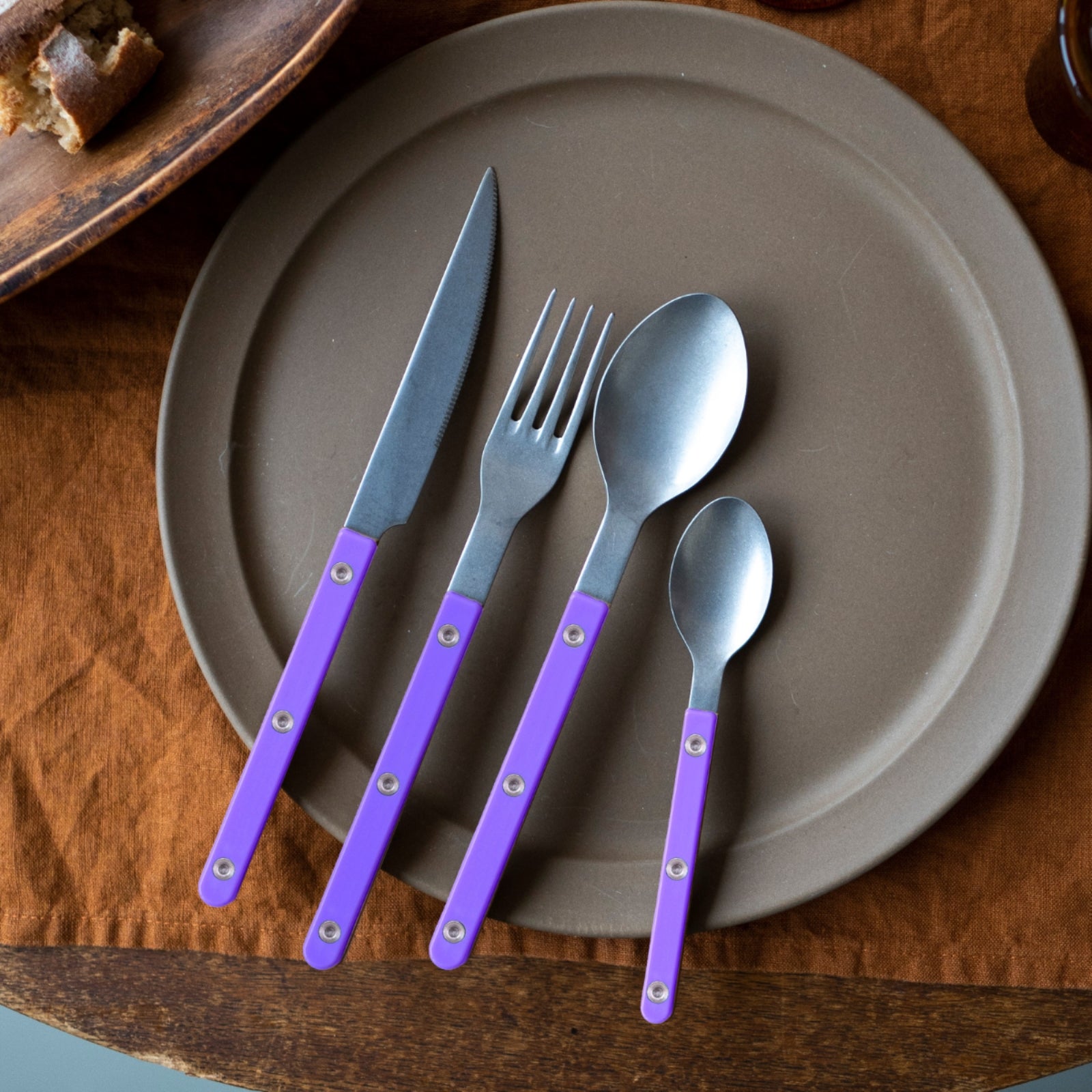 Bistrot Vintage Solid, Purple - Dinner fork