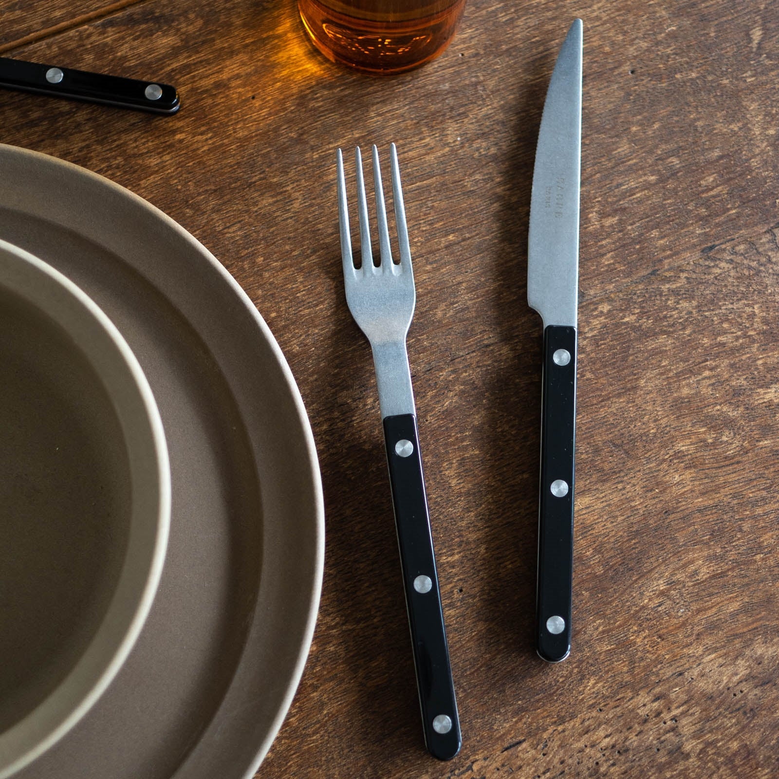 Bistrot Vintage Uni,Noir