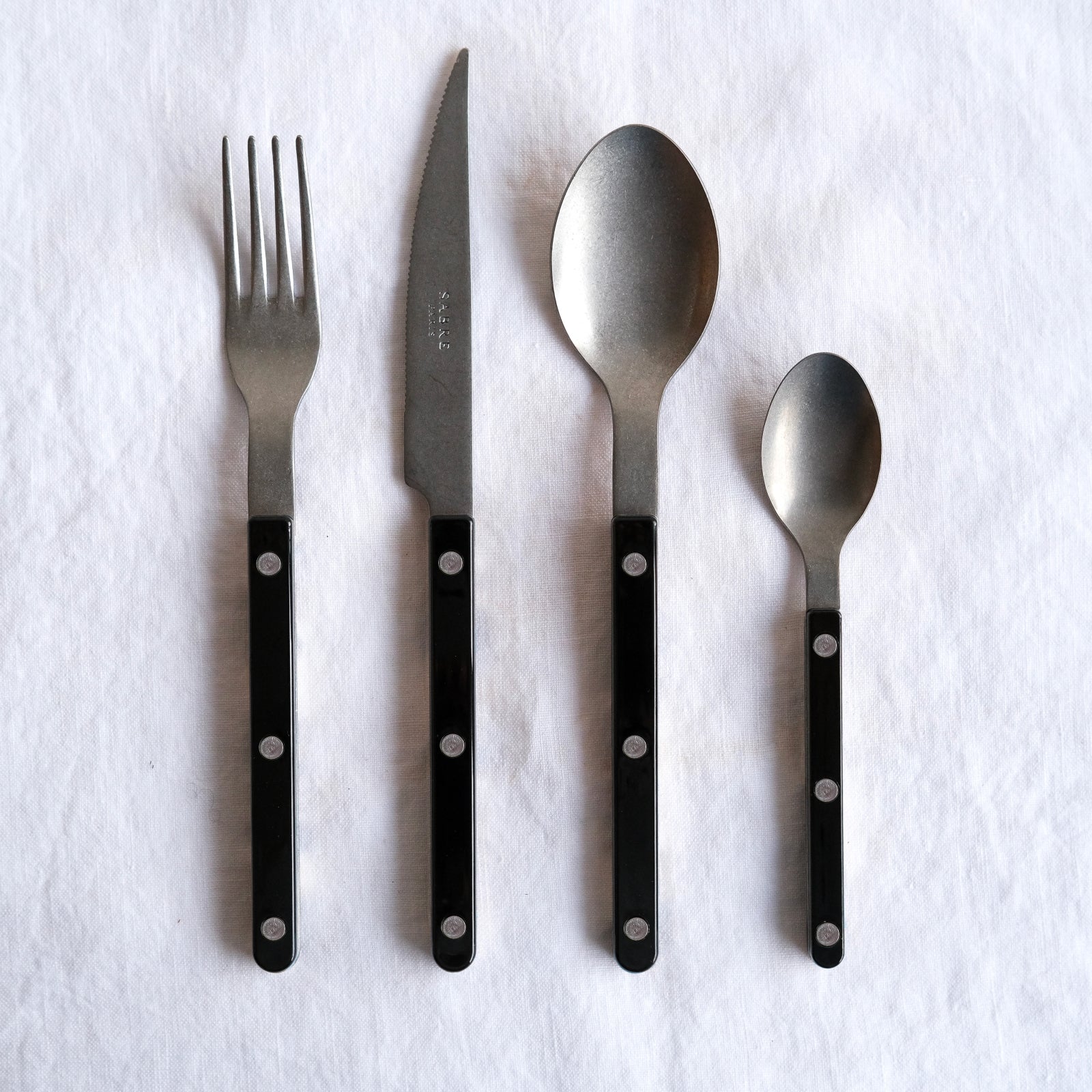 Bistrot Vintage Uni,Noir
