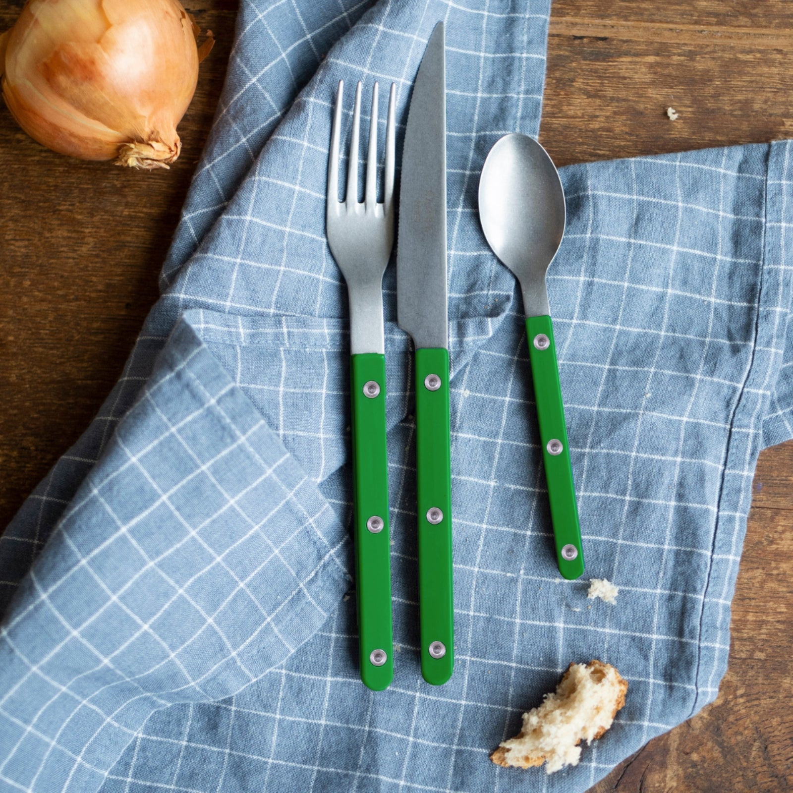 Bistrot Vintage Uni,Vert jardin