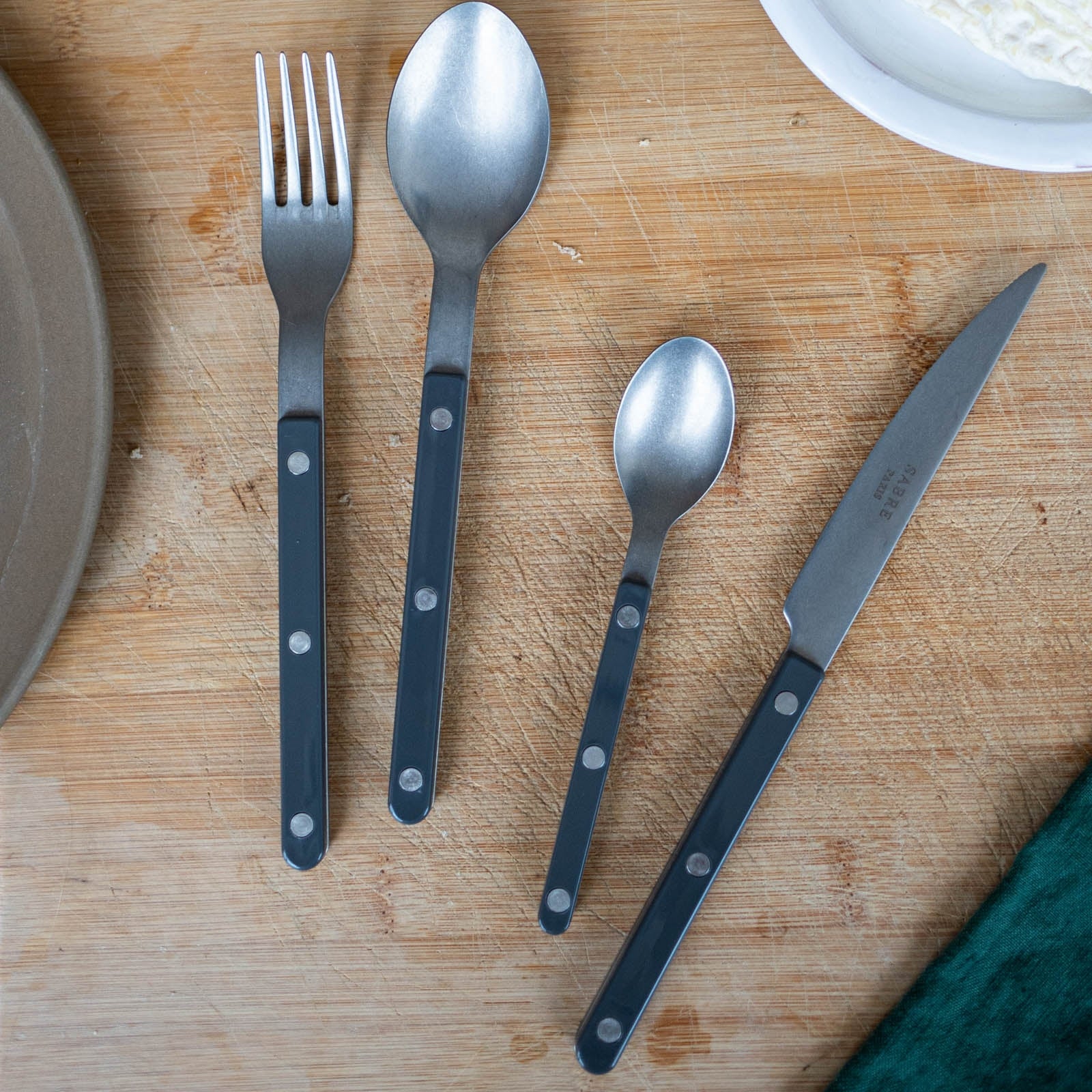 Bistrot Vintage Solid, Dark grey - Dinner knife