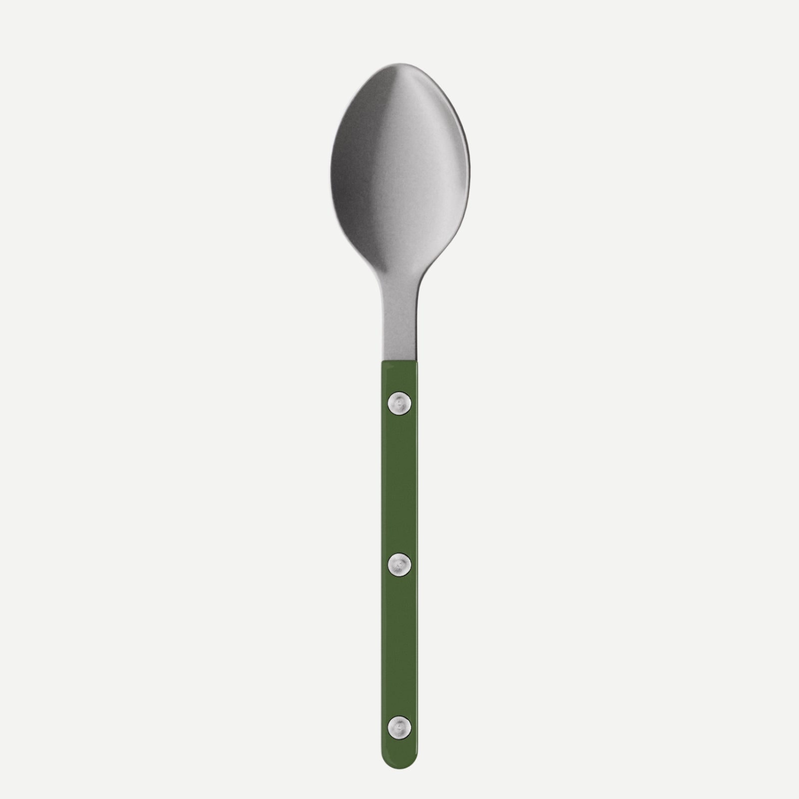 Bistrot Vintage Solid, Green - Dessert spoon